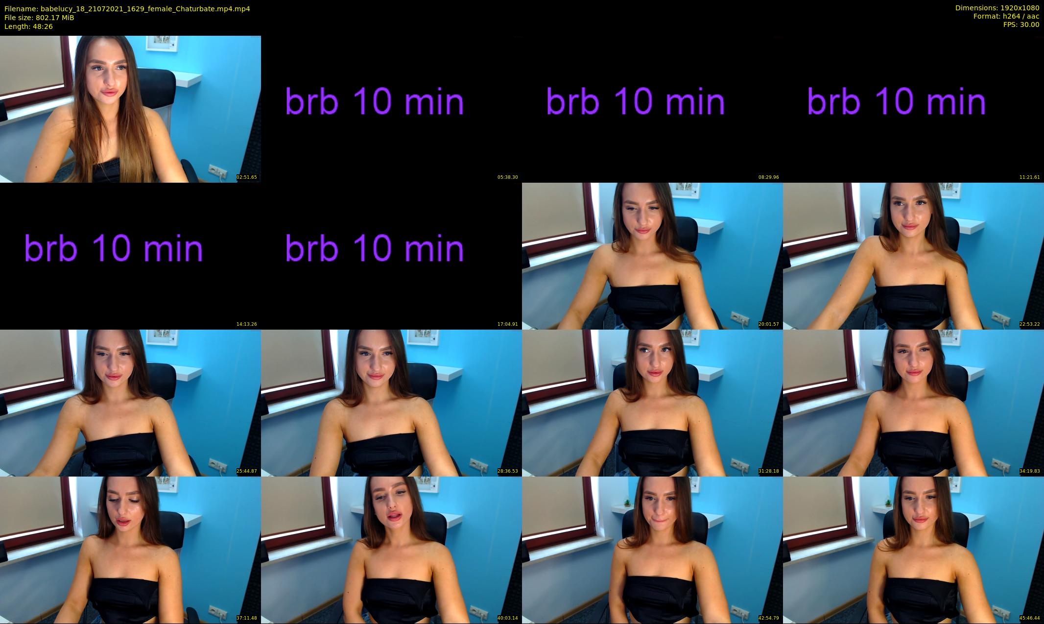 babelucy_18 — 49 minute Chaturbate female cam show recording, 1080p, Jul 21, 2021