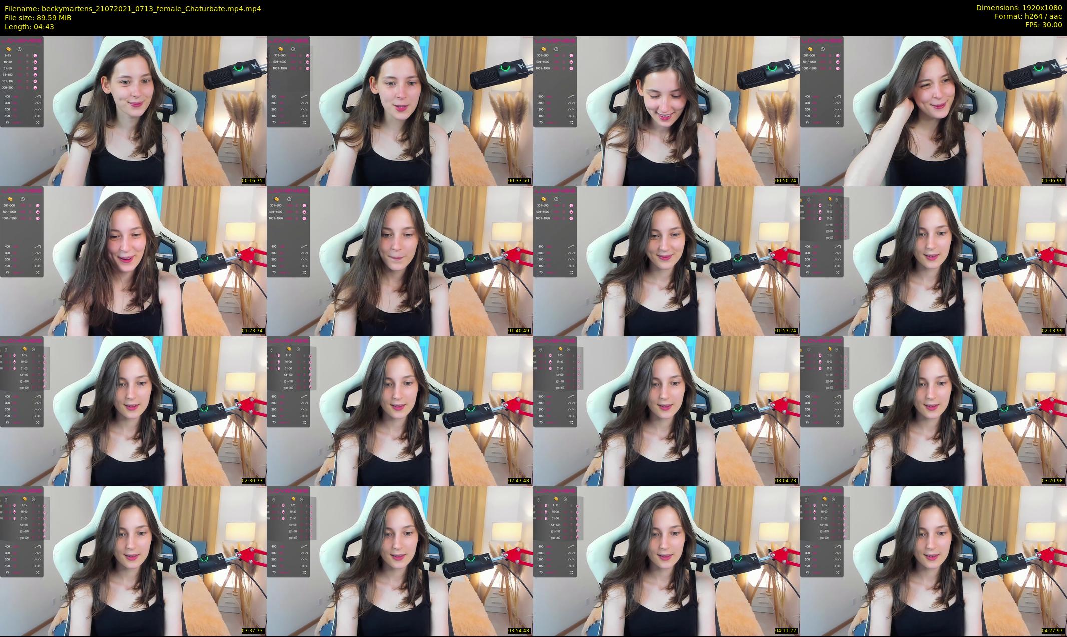 beckymartens — 5 minute Chaturbate female cam show recording, 1080p, Jul 21, 2021