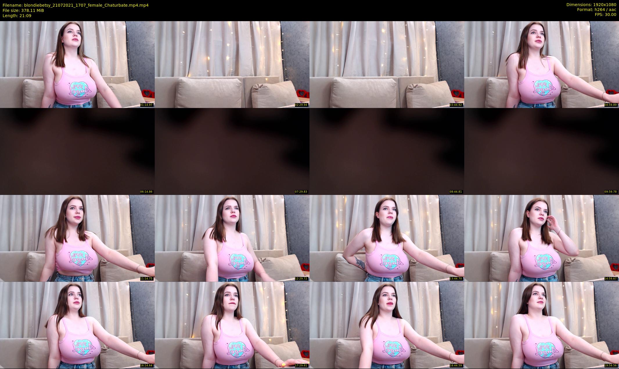 blondiebetsy — 22 minute Chaturbate female cam show recording, 1080p, Jul 21, 2021