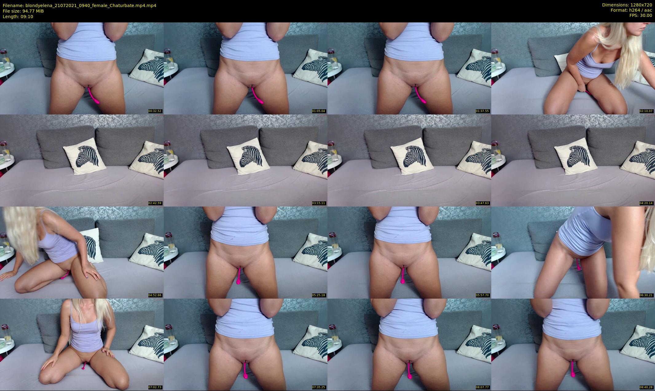 blondyelena — 10 minute Chaturbate female cam show recording, 720p, Jul 21, 2021