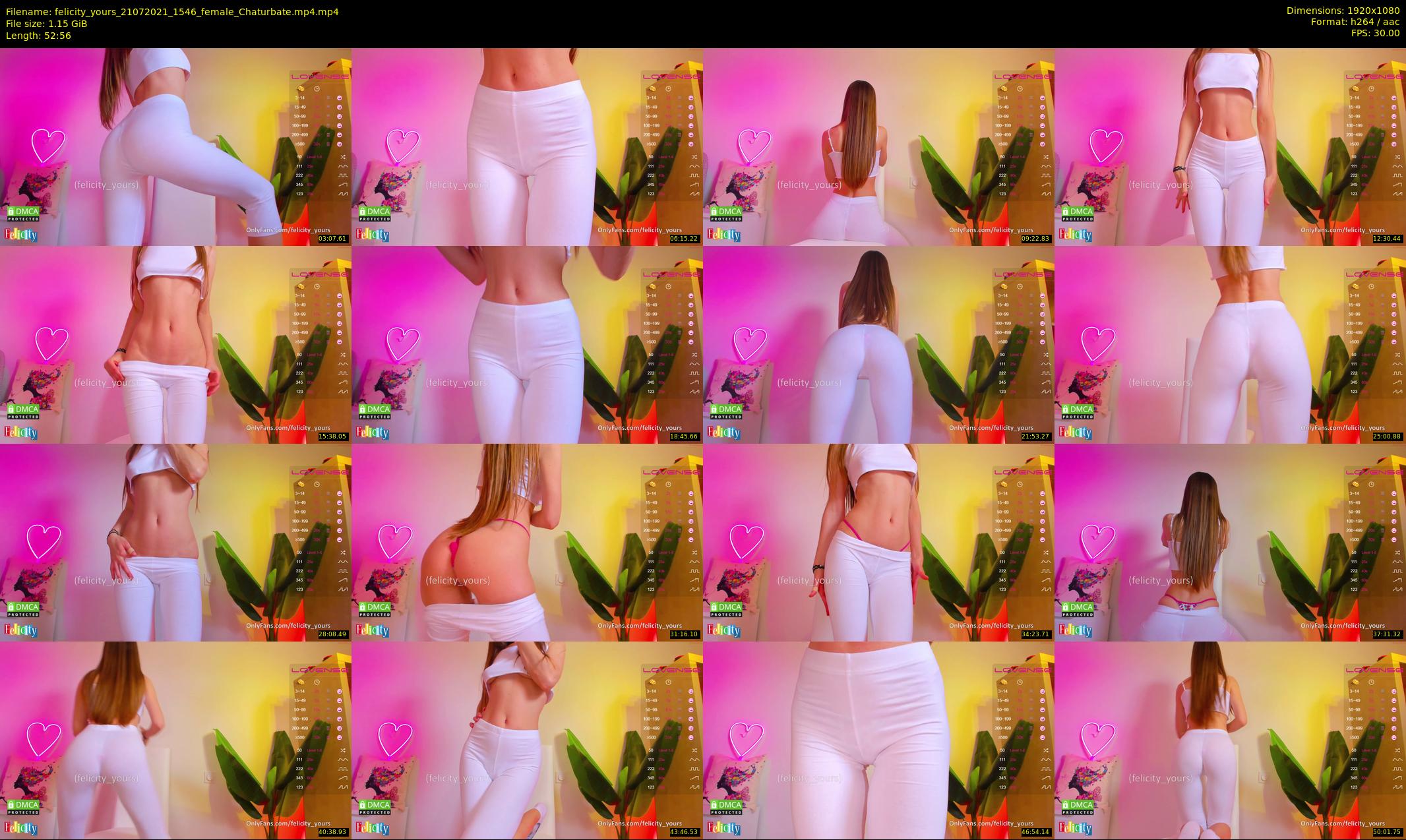 felicity_yours — 53 minute Chaturbate female cam show recording, 1080p, Jul 21, 2021