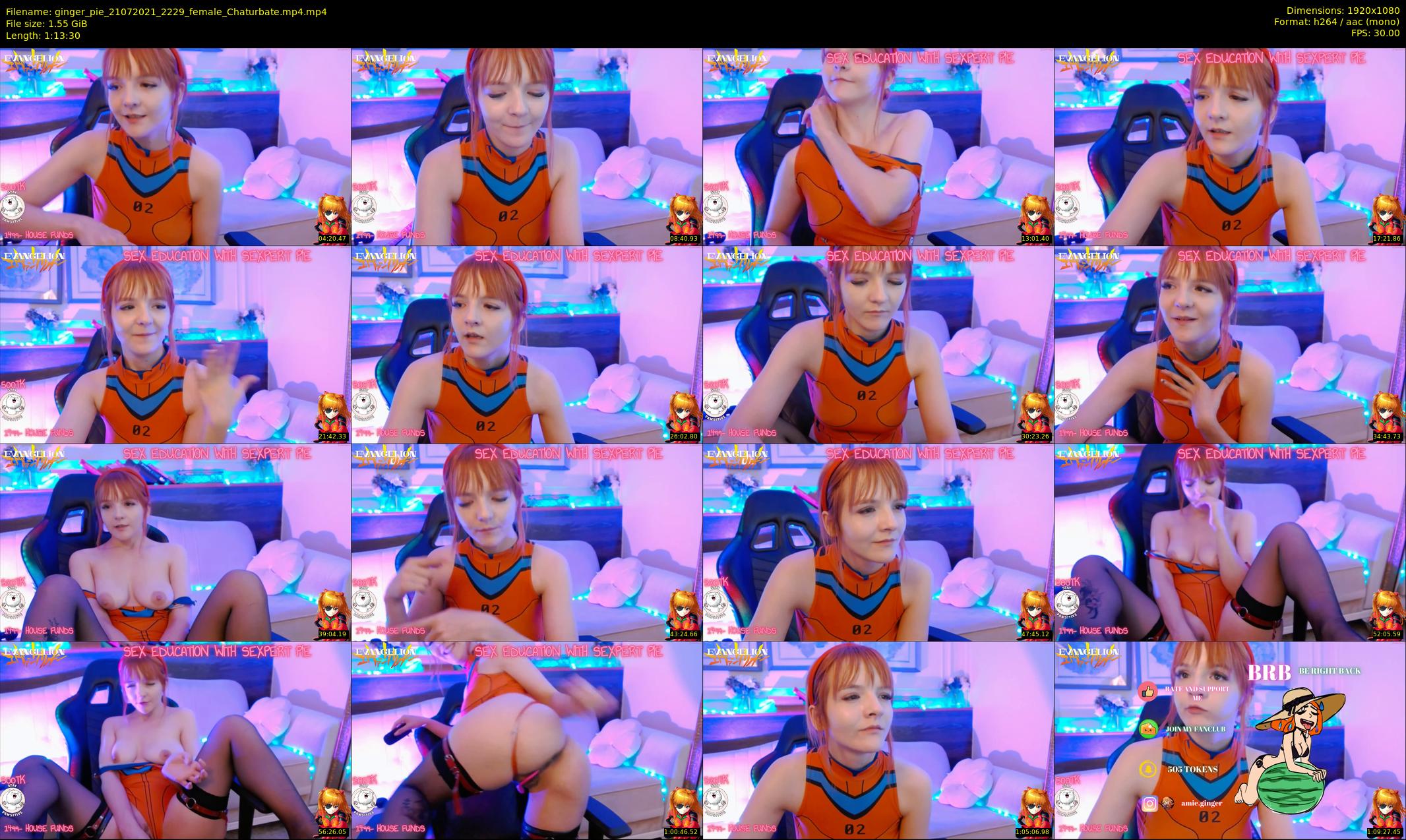 ginger_pie — 74 minute Chaturbate female cam show recording, 1080p, Jul 21, 2021