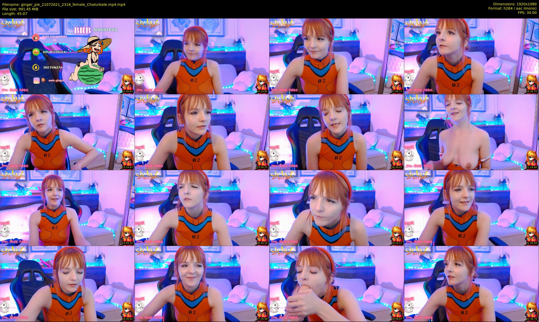 ginger_pie — 46 minute Chaturbate female cam show recording, 1080p, Jul 21, 2021
