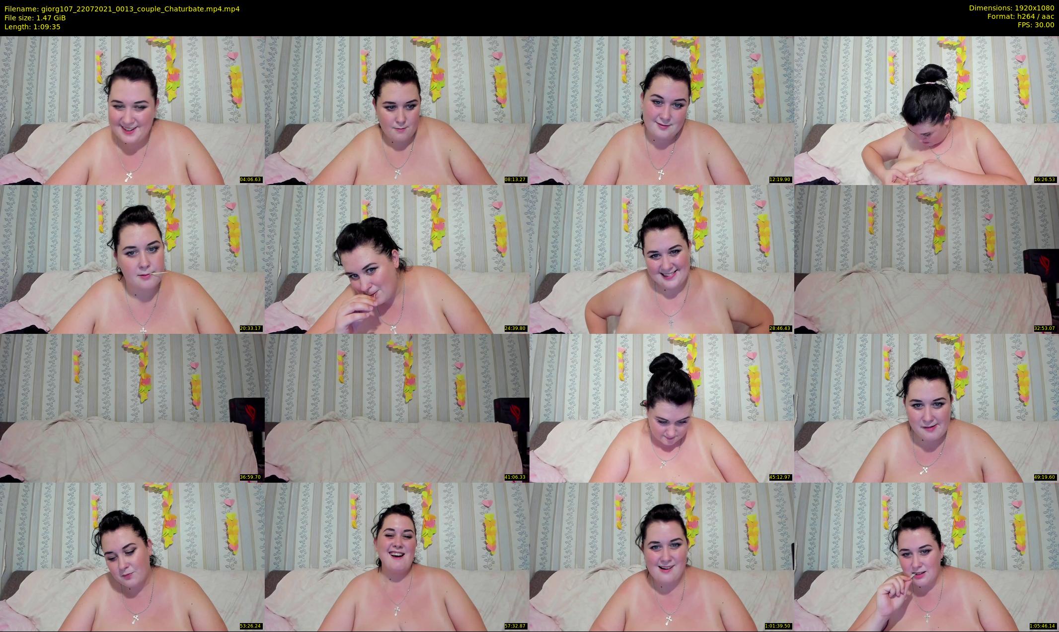 giorg107 — 70 minute Chaturbate couple cam show recording, 1080p, Jul 22, 2021