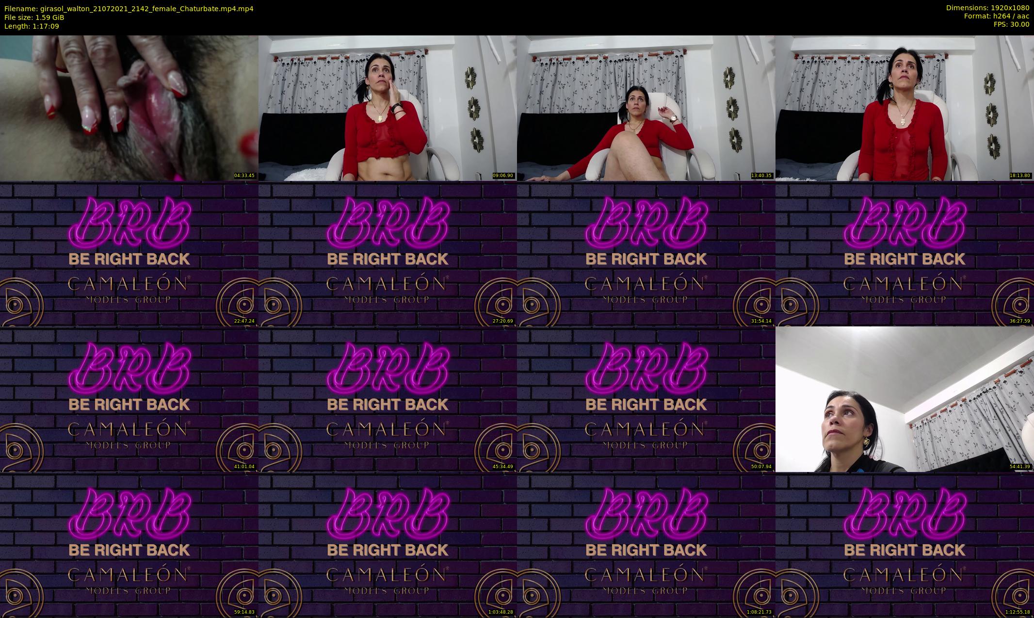 girasol_walton — 78 minute Chaturbate female cam show recording, 1080p, Jul 21, 2021