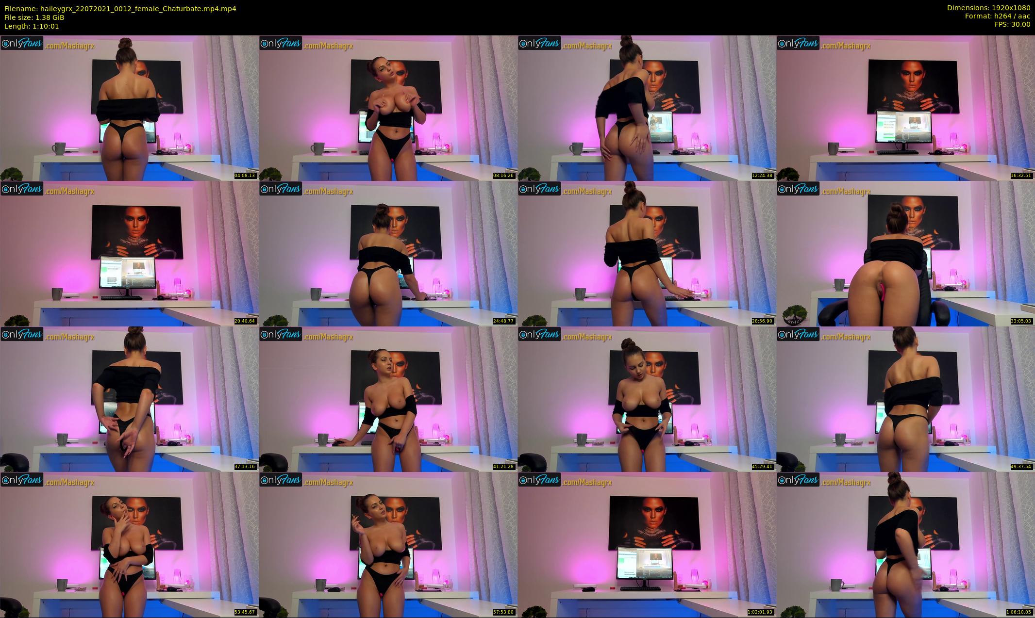 haileygrx — 71 minute Chaturbate female cam show recording, 1080p, Jul 22, 2021