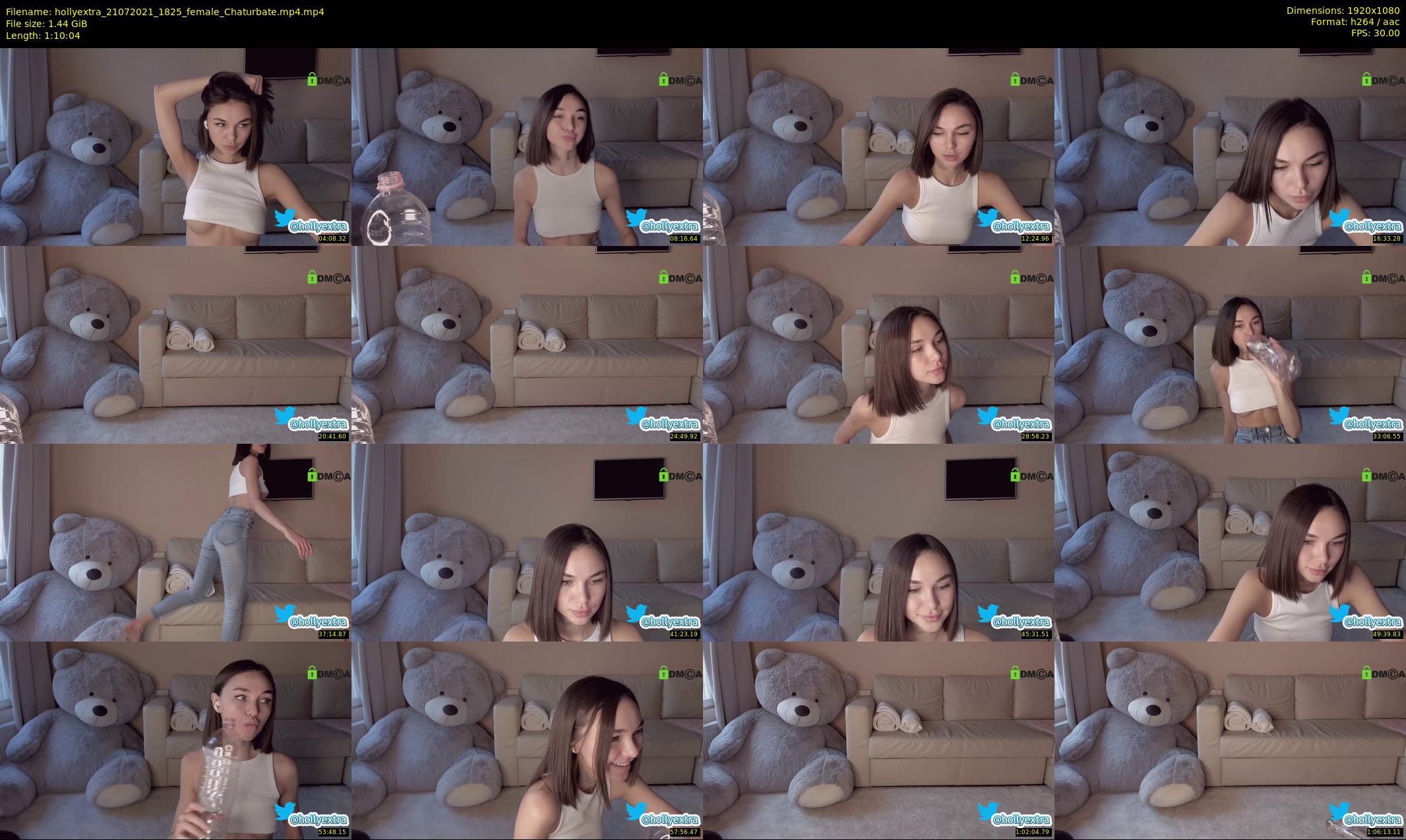hollyextra — 71 minute Chaturbate female cam show recording, 1080p, Jul 21, 2021