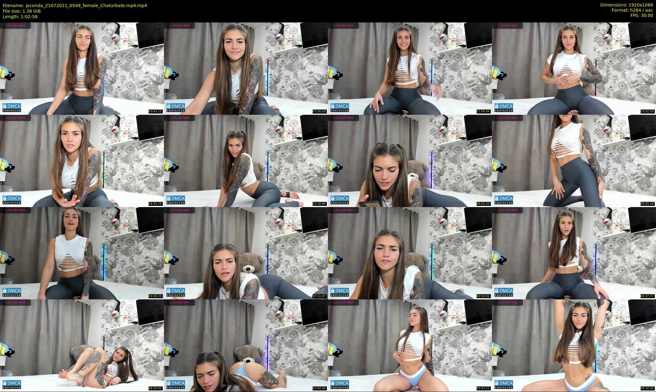 joconda — 63 minute Chaturbate female cam show recording, 1080p, Jul 21, 2021