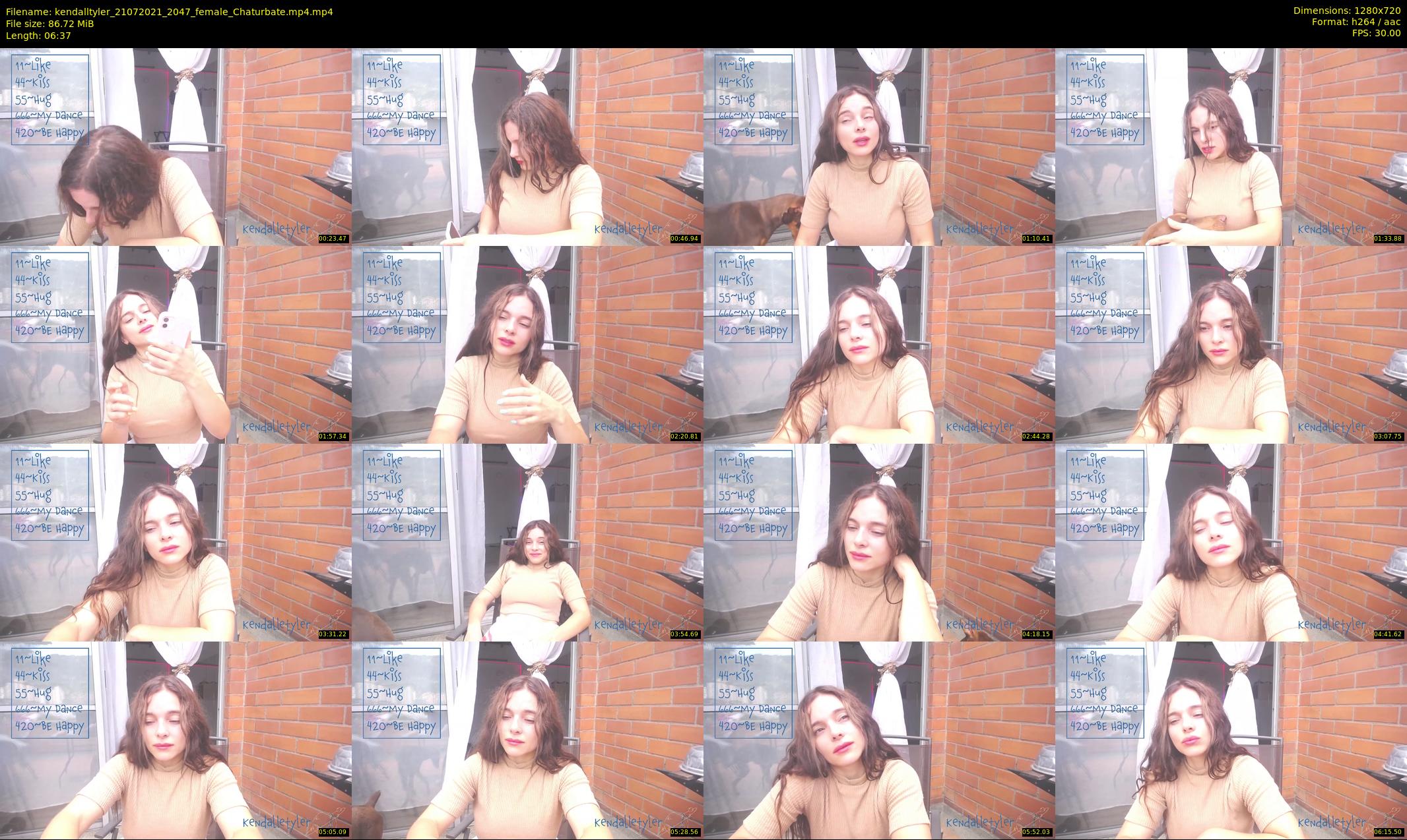 kendalltyler — 7 minute Chaturbate female cam show recording, 720p, Jul 21, 2021