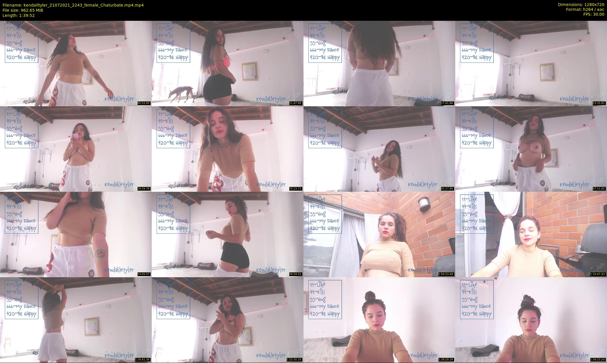 kendalltyler — 100 minute Chaturbate female cam show recording, 720p, Jul 21, 2021