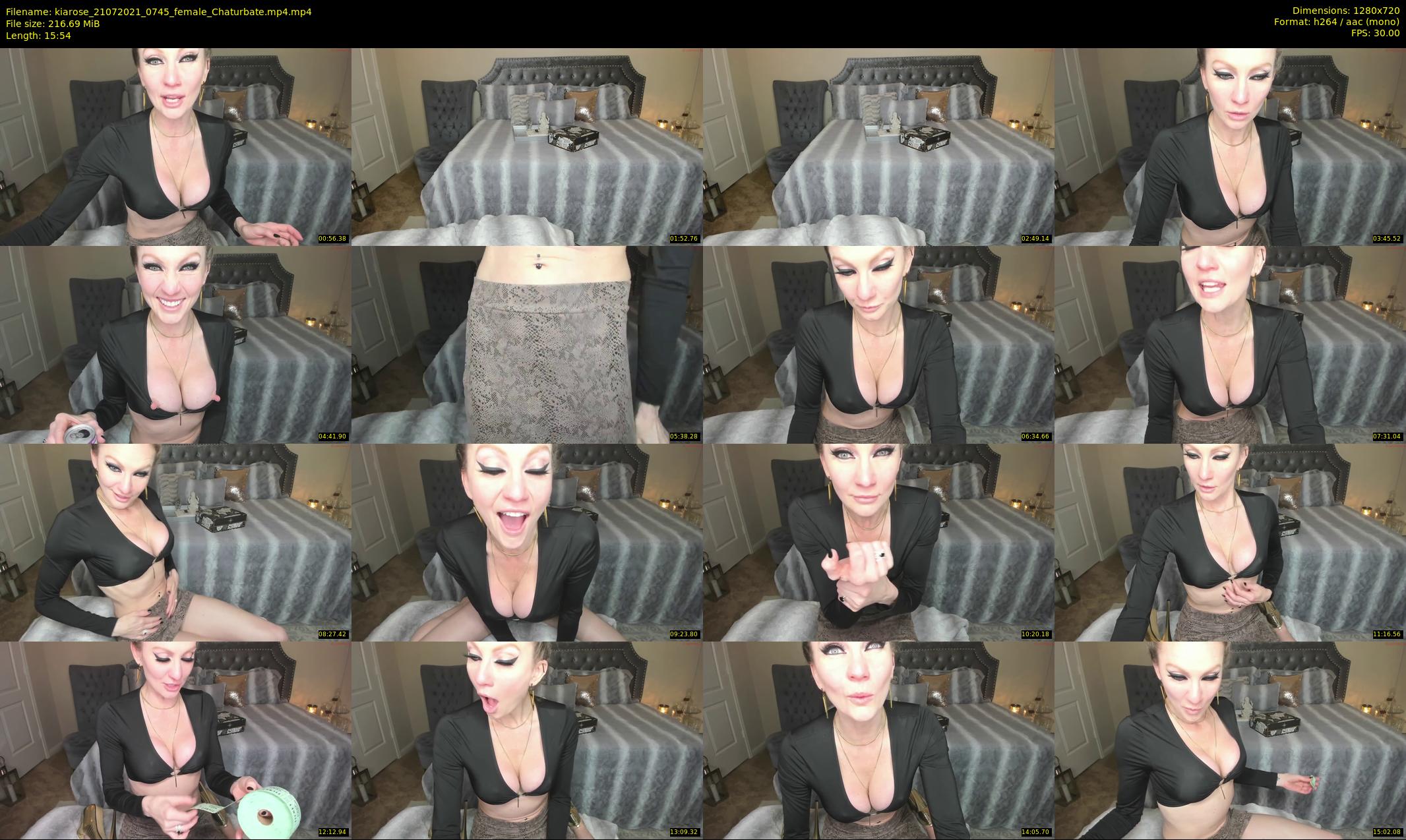 kiarose — 16 minute Chaturbate female cam show recording, 720p, Jul 21, 2021