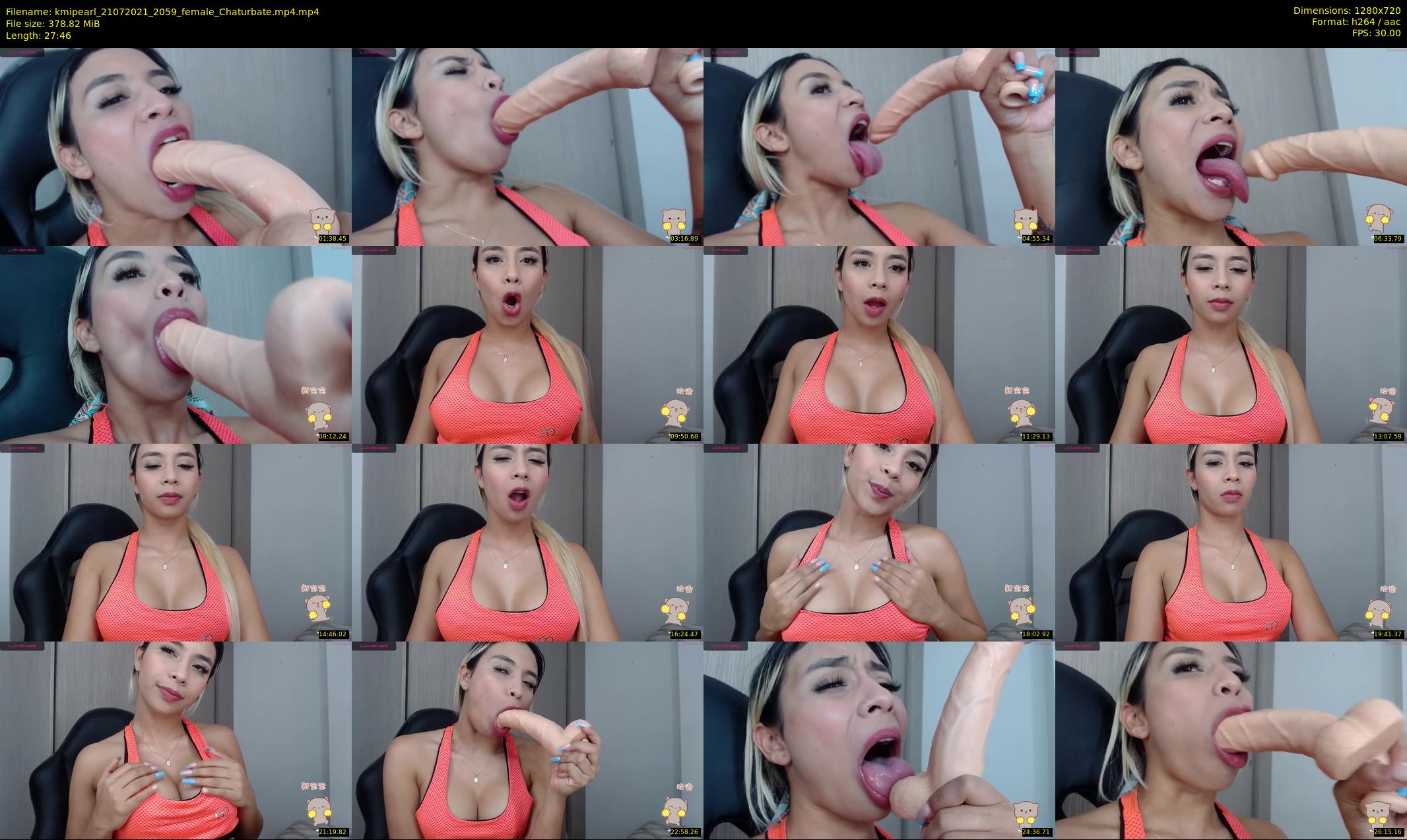 kmipearl — 28 minute Chaturbate female cam show recording, 720p, Jul 21, 2021