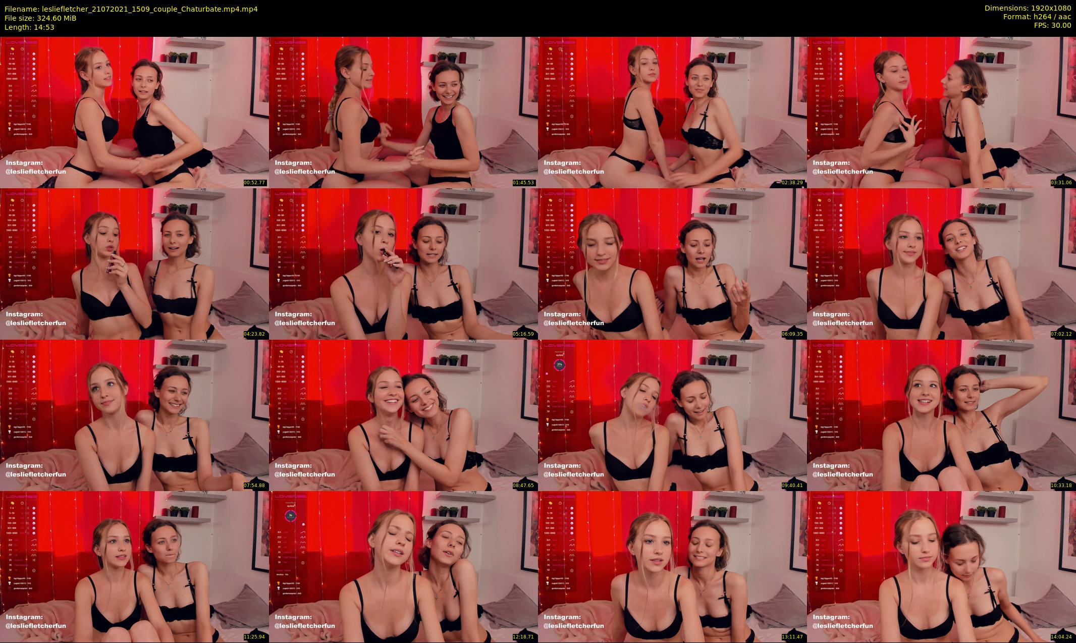 lesliefletcher — 15 minute Chaturbate couple cam show recording, 1080p, Jul 21, 2021