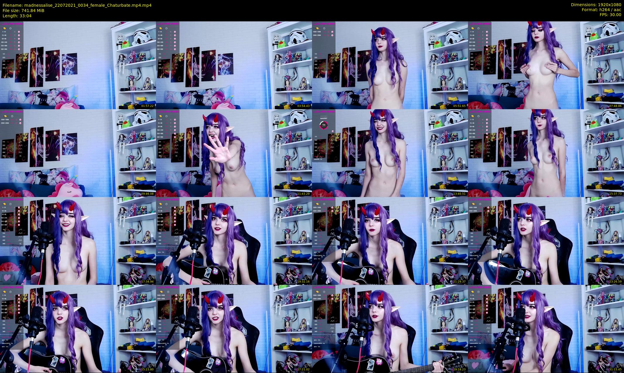 madnessalise — 34 minute Chaturbate female cam show recording, 1080p, Jul 22, 2021
