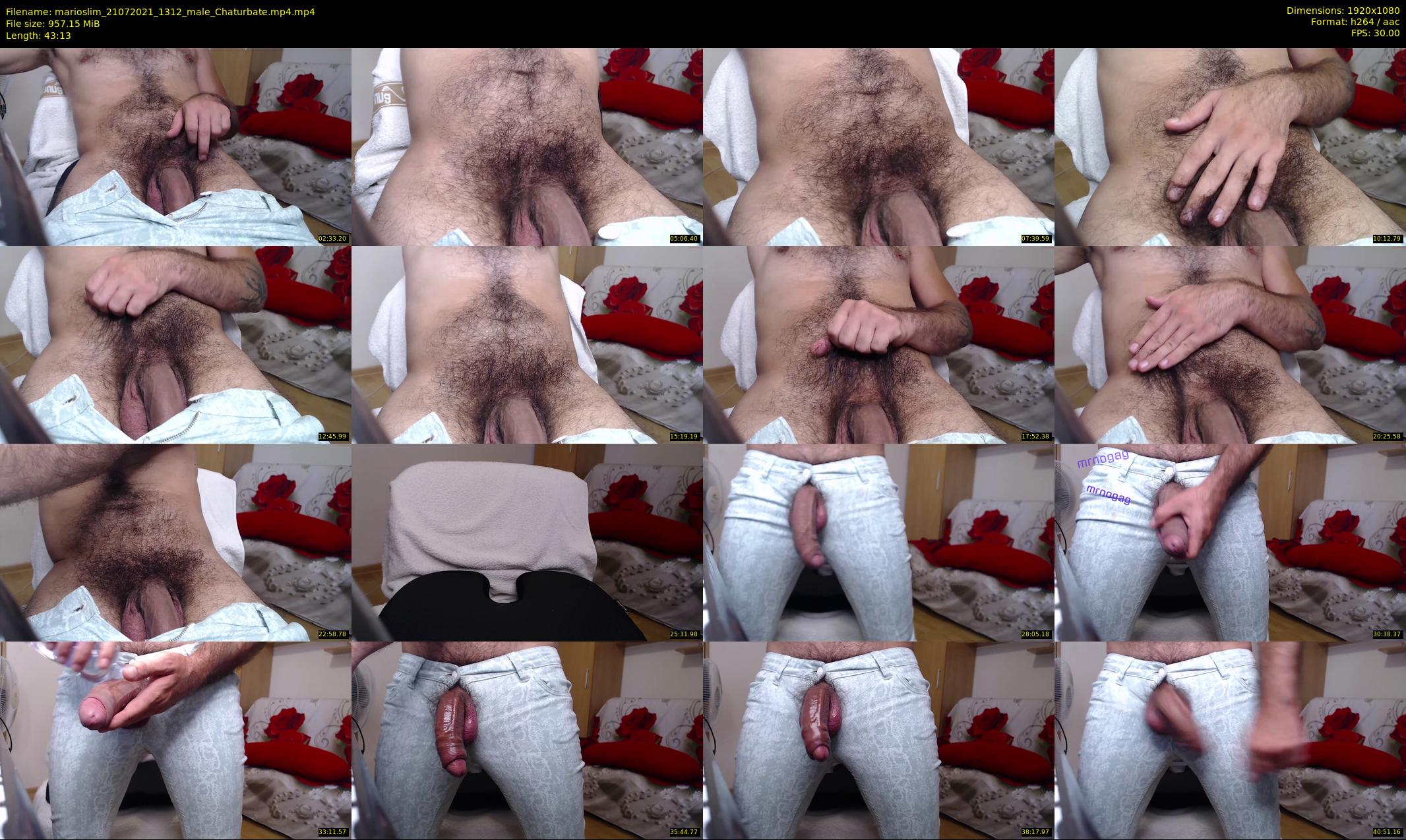 marioslim — 44 minute Chaturbate male cam show recording, 1080p, Jul 21, 2021
