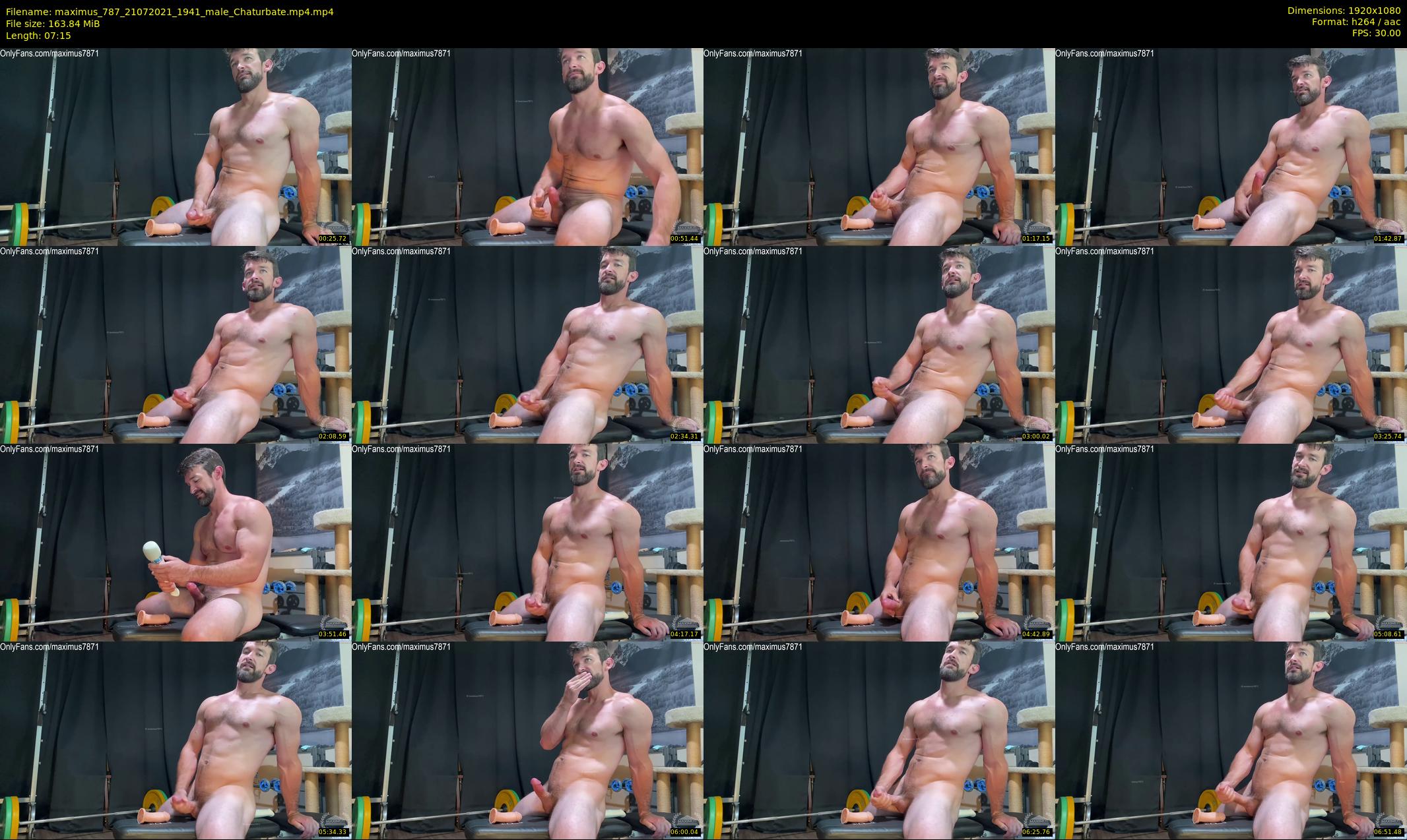 maximus_787 — 8 minute Chaturbate male cam show recording, 1080p, Jul 21, 2021