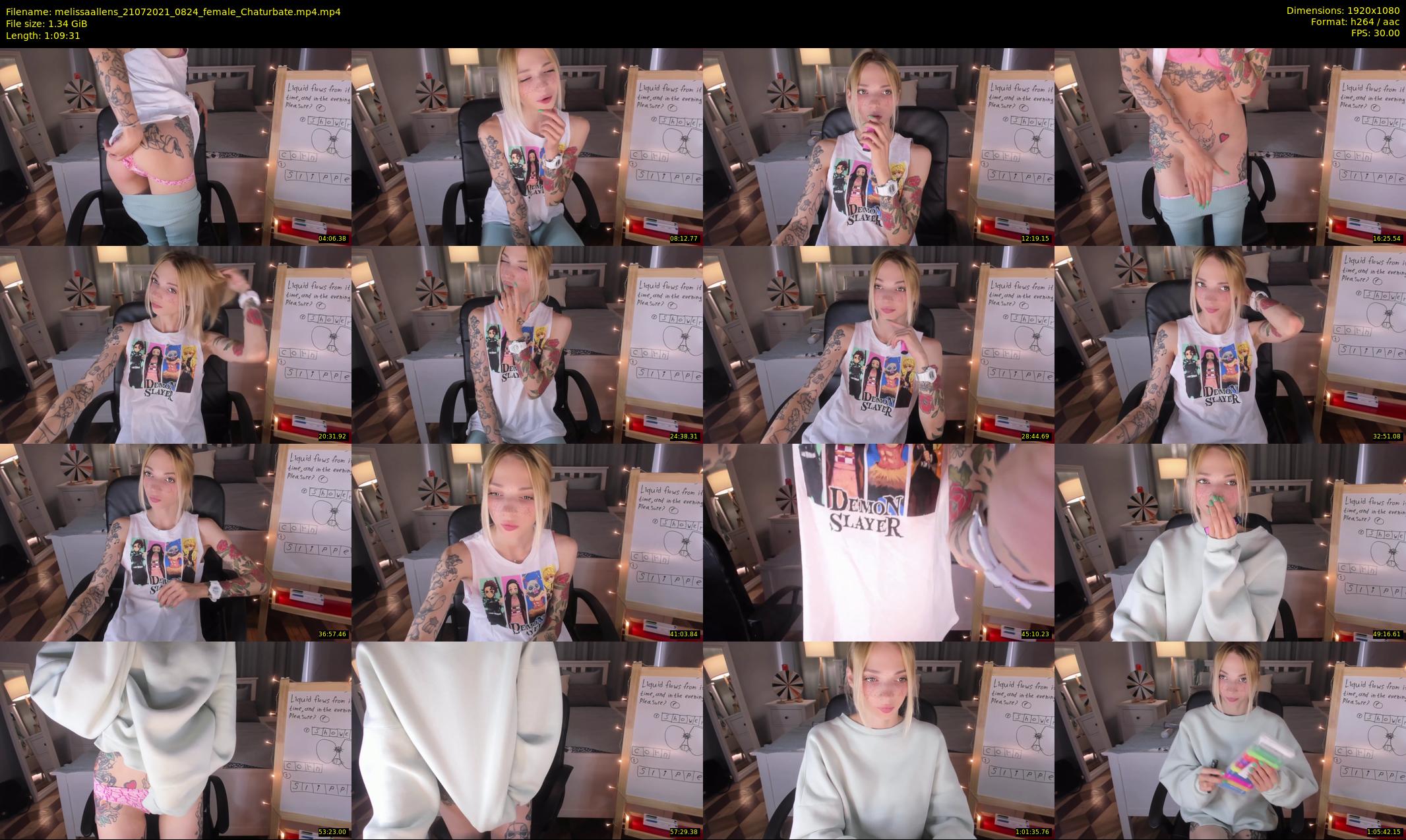 melissaallens — 70 minute Chaturbate female cam show recording, 1080p, Jul 21, 2021