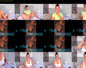 milabritton1 — 101 minute Chaturbate female cam show recording, 720p, Jul 21, 2021
