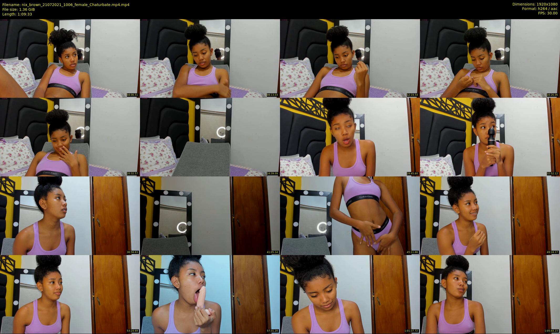 nix_brown — 70 minute Chaturbate female cam show recording, 1080p, Jul 21, 2021