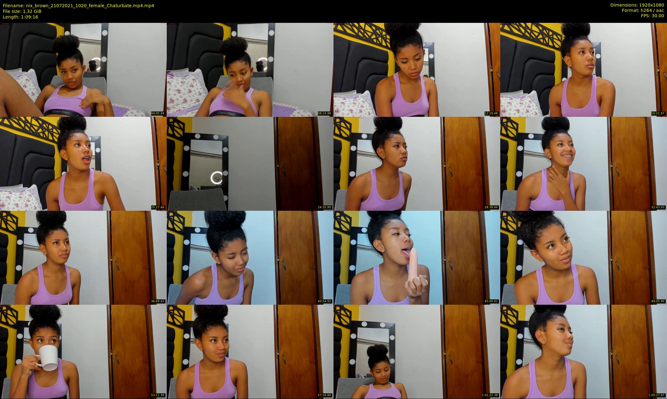 nix_brown — 70 minute Chaturbate female cam show recording, 1080p, Jul 21, 2021