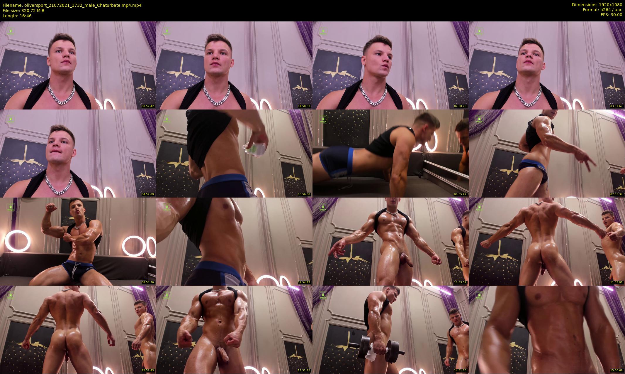 oliversport — 17 minute Chaturbate male cam show recording, 1080p, Jul 21, 2021