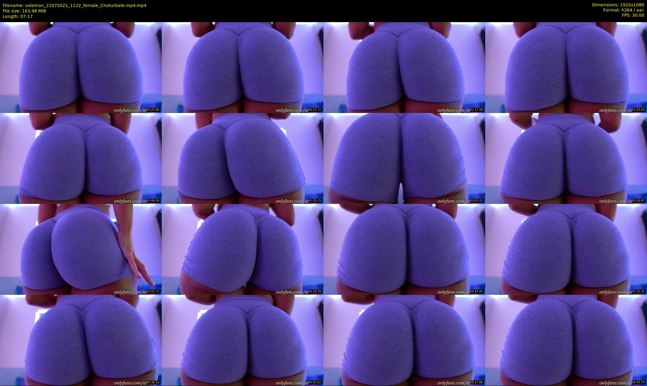 oxlemon — 8 minute Chaturbate female cam show recording, 1080p, Jul 21, 2021