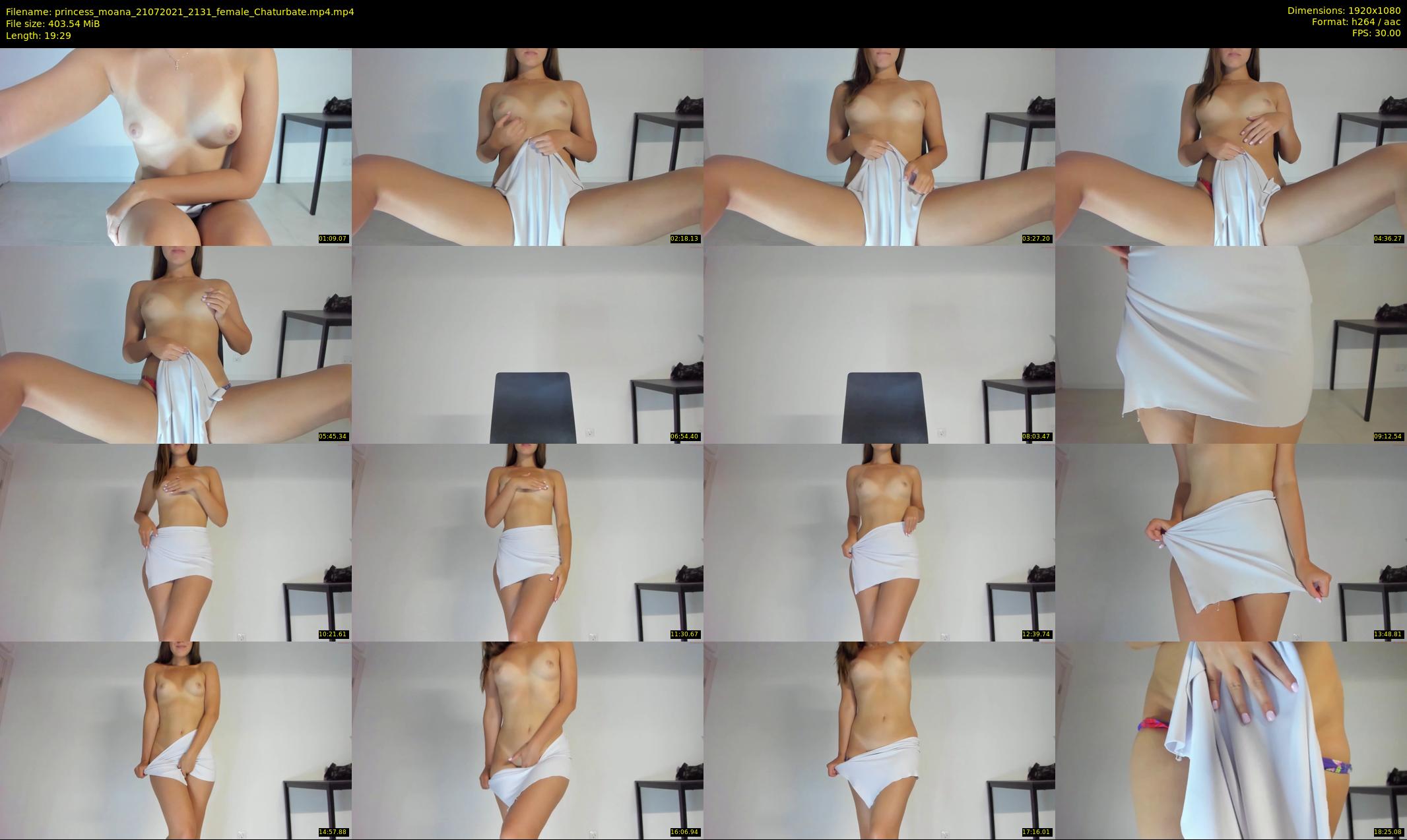princess_moana — 20 minute Chaturbate female cam show recording, 1080p, Jul 21, 2021