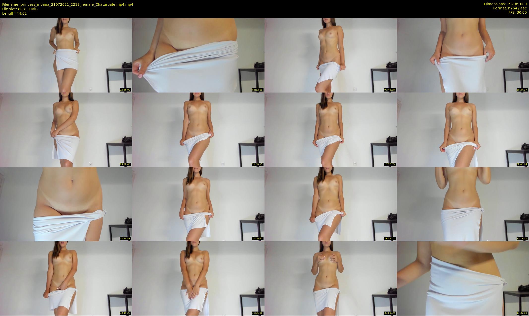 princess_moana — 45 minute Chaturbate female cam show recording, 1080p, Jul 21, 2021