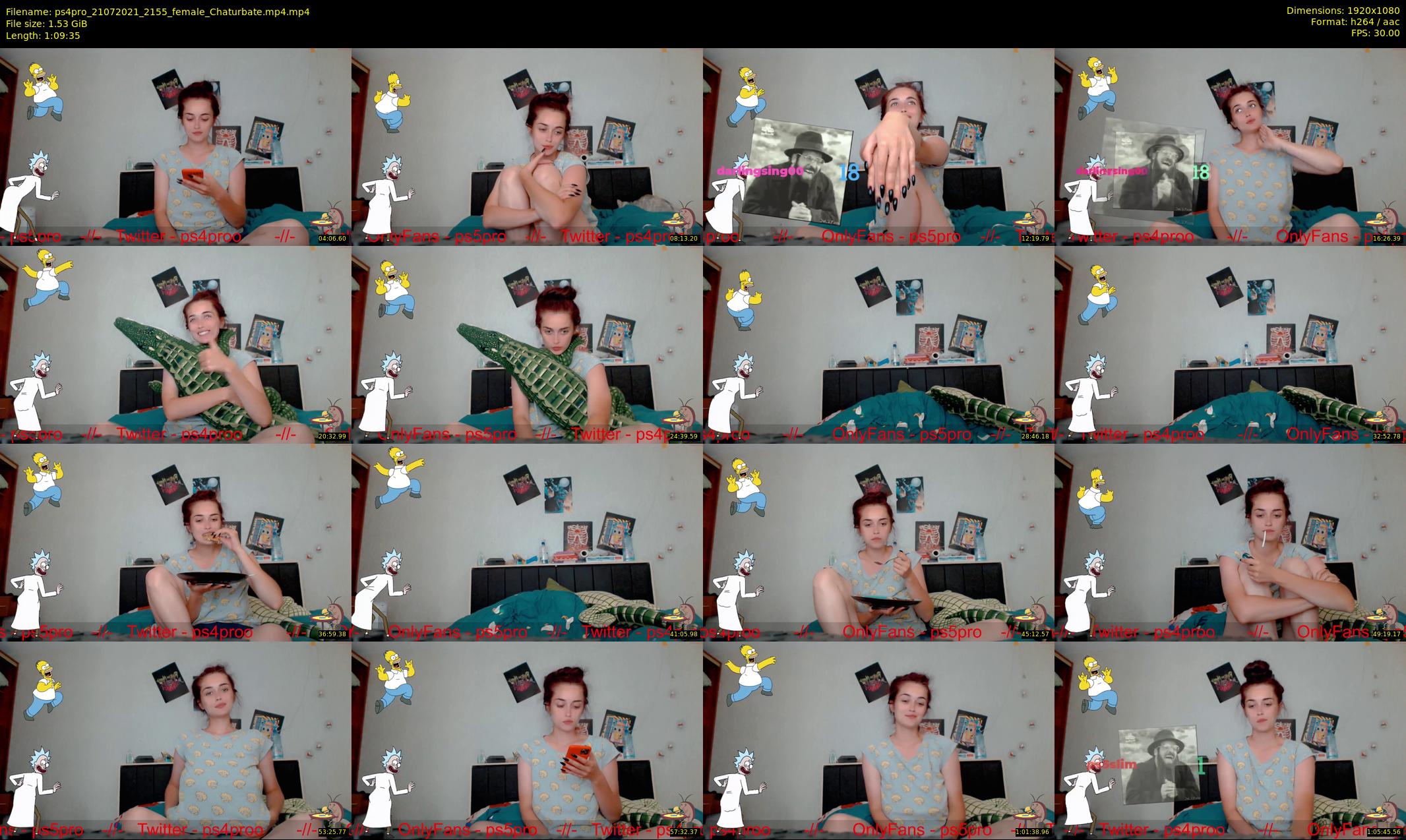 ps4pro — 70 minute Chaturbate female cam show recording, 1080p, Jul 21, 2021