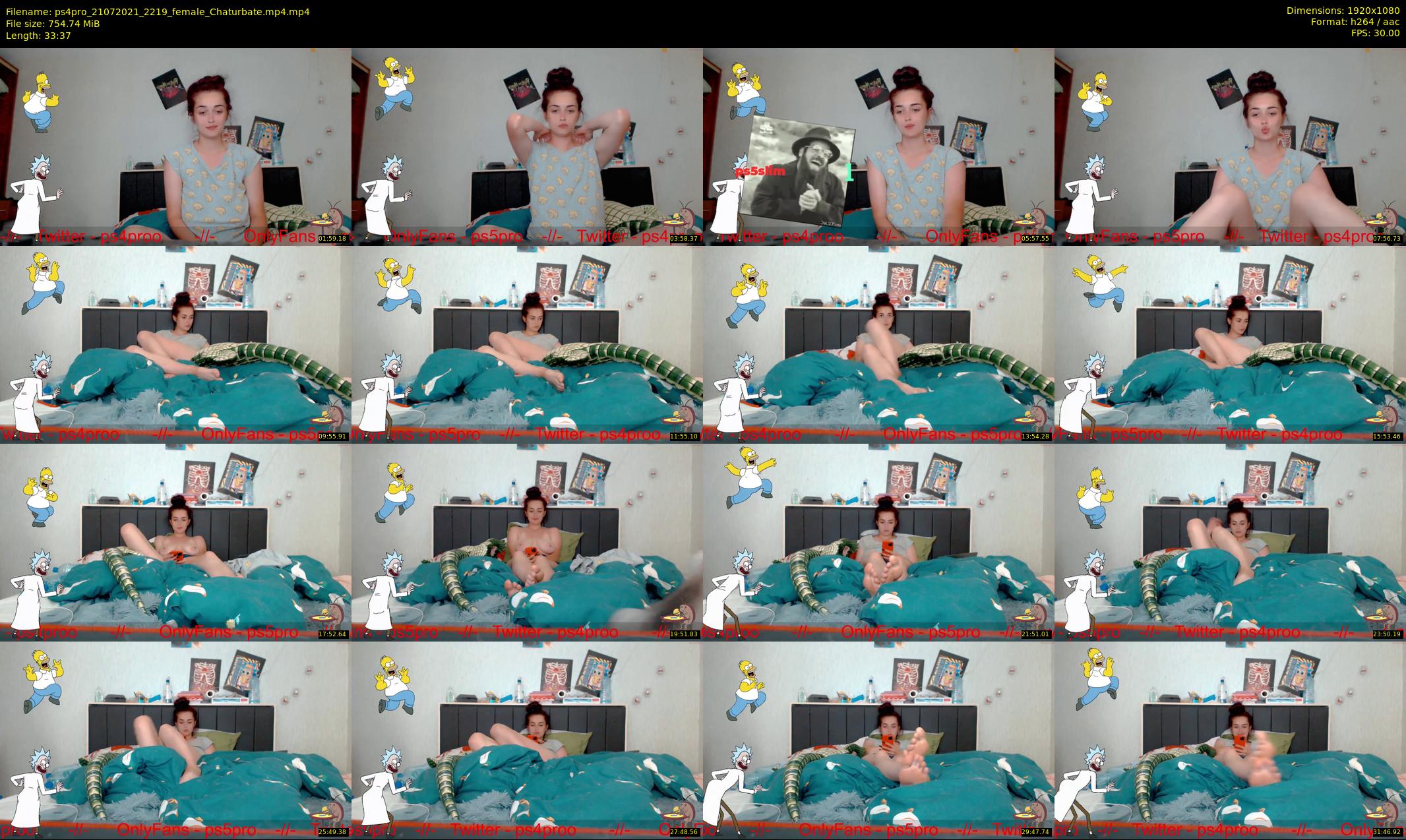 ps4pro — 34 minute Chaturbate female cam show recording, 1080p, Jul 21, 2021