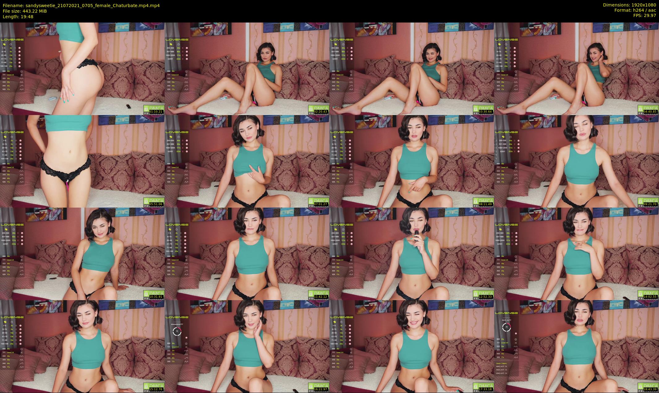 sandysweetie — 20 minute Chaturbate female cam show recording, 1080p, Jul 21, 2021