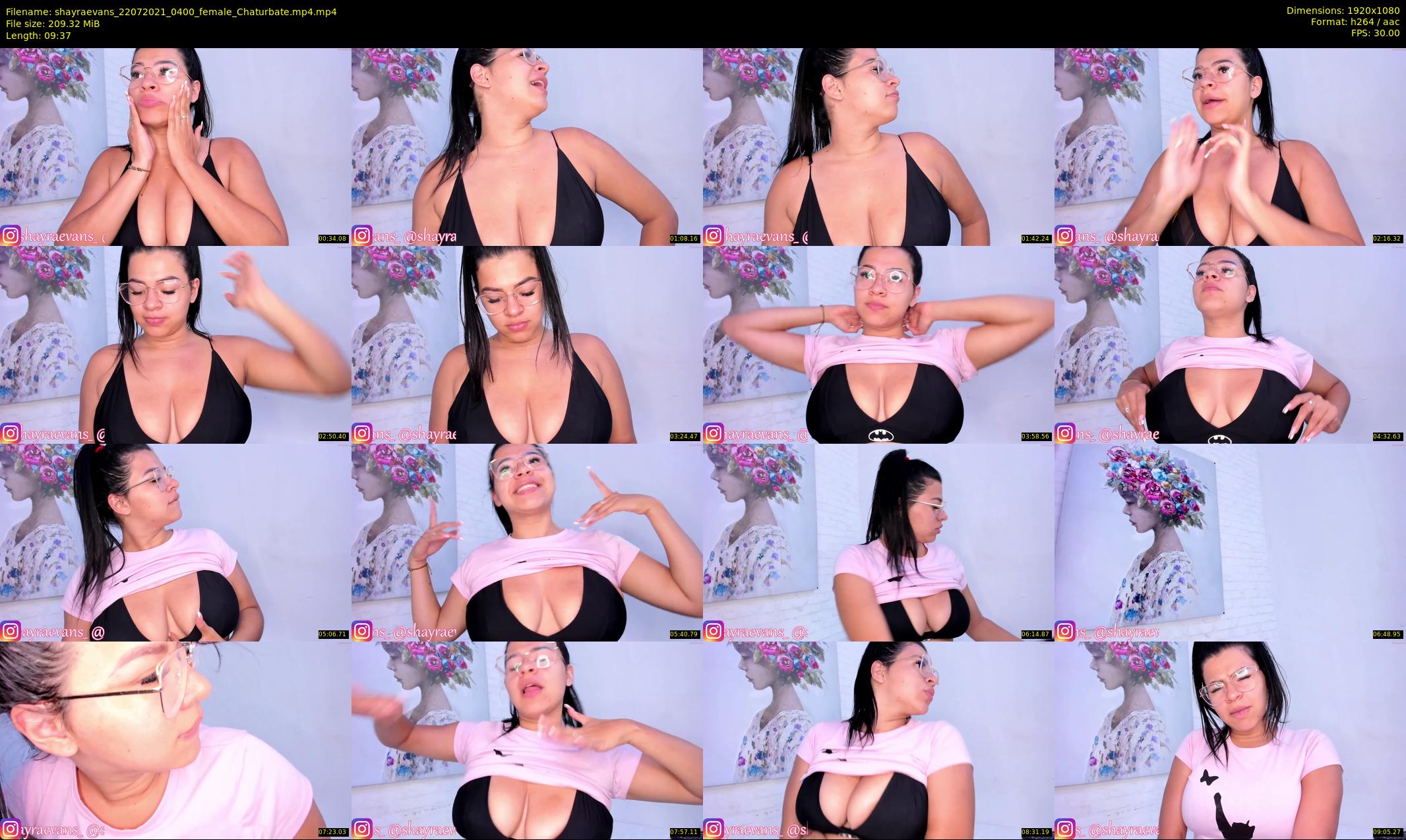 shayraevans — 10 minute Chaturbate female cam show recording, 1080p, Jul 22, 2021