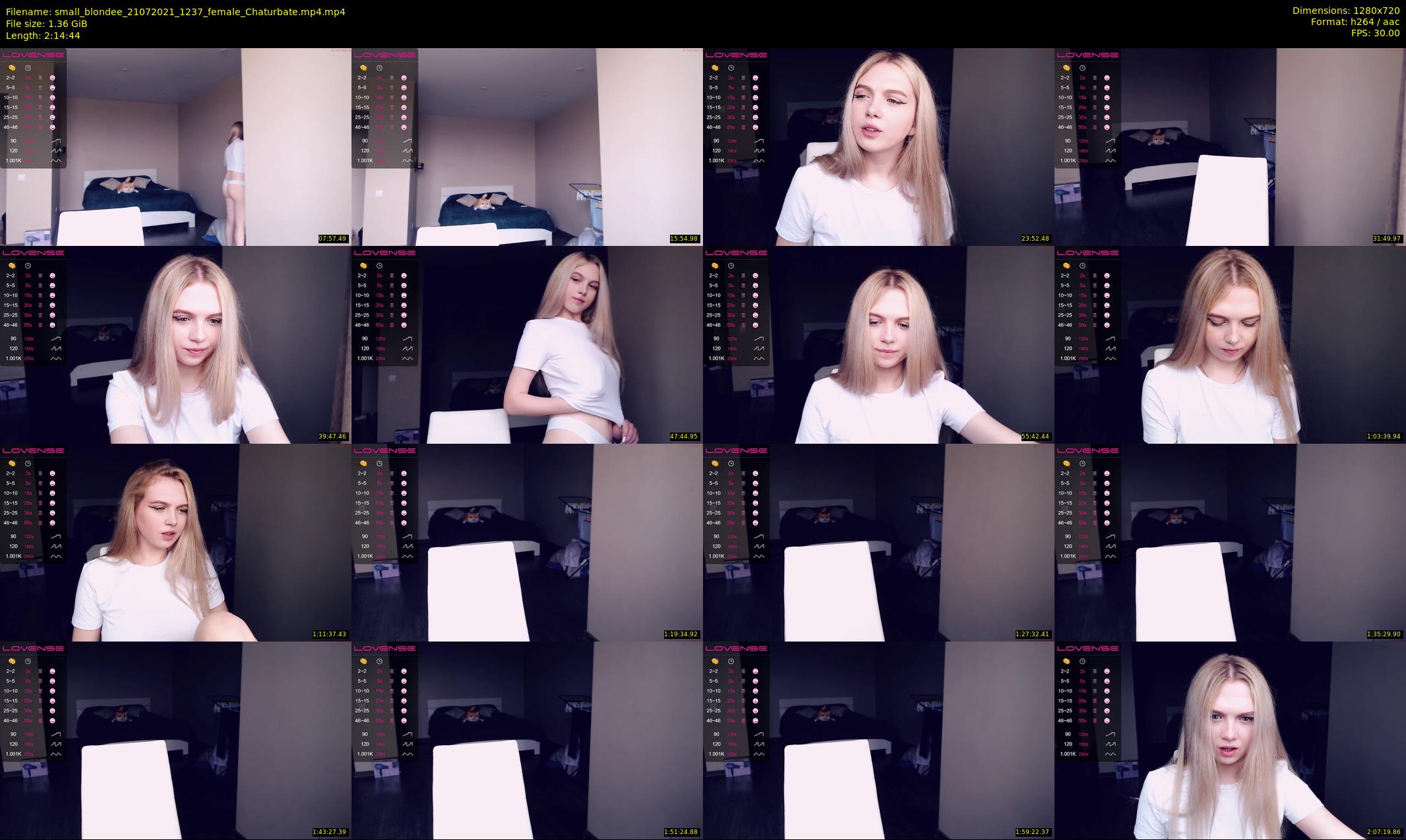 small_blondee — 135 minute Chaturbate female cam show recording, 720p, Jul 21, 2021