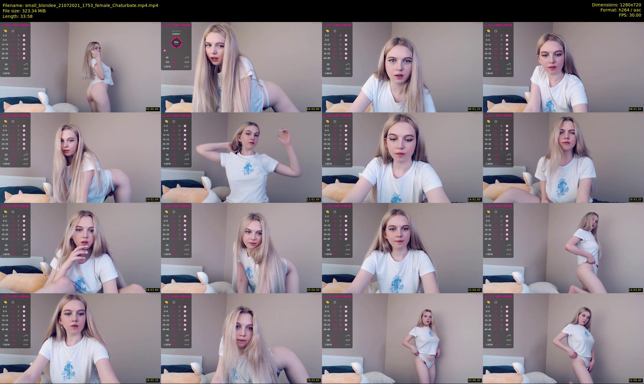 small_blondee — 34 minute Chaturbate female cam show recording, 720p, Jul 21, 2021