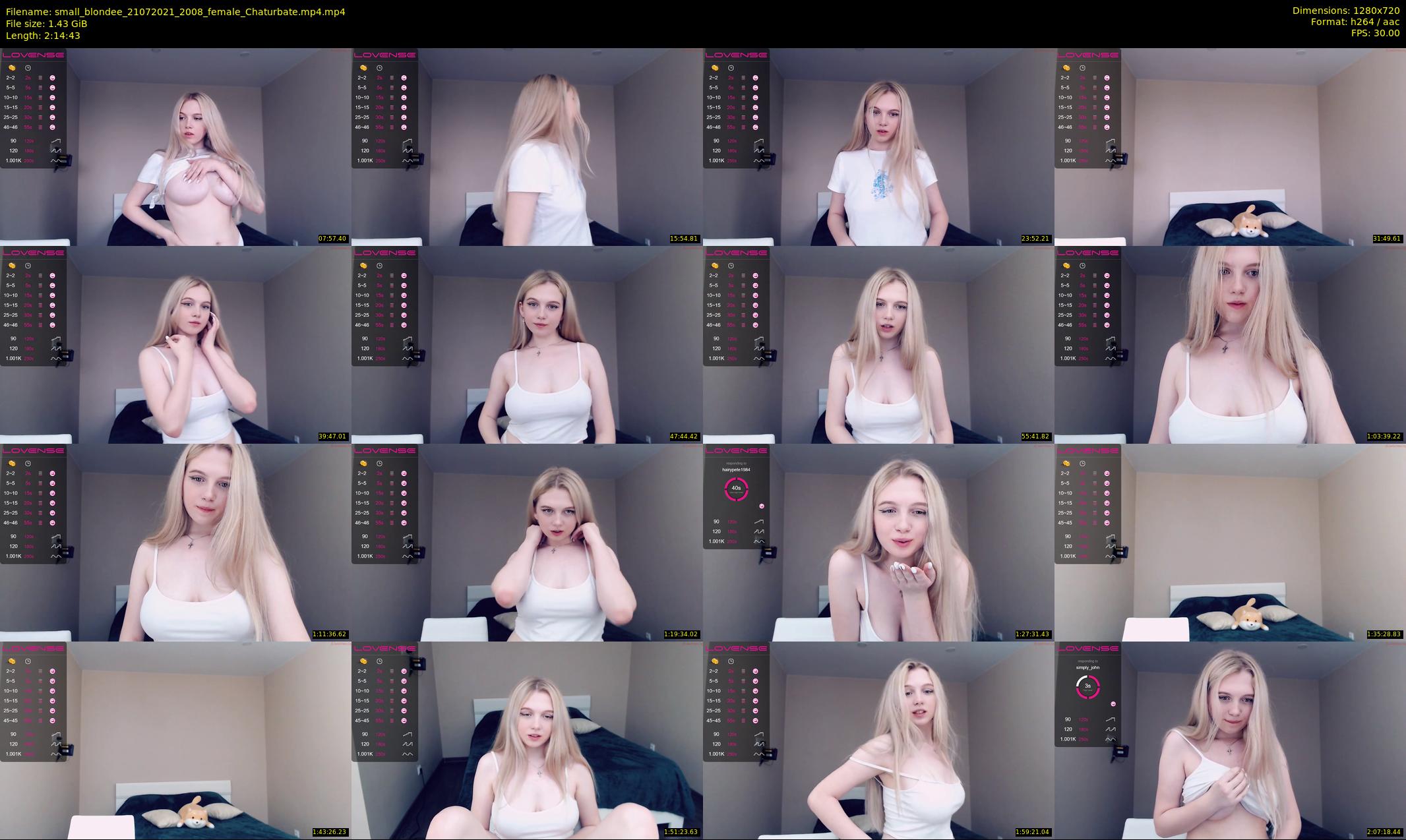 small_blondee — 135 minute Chaturbate female cam show recording, 720p, Jul 21, 2021