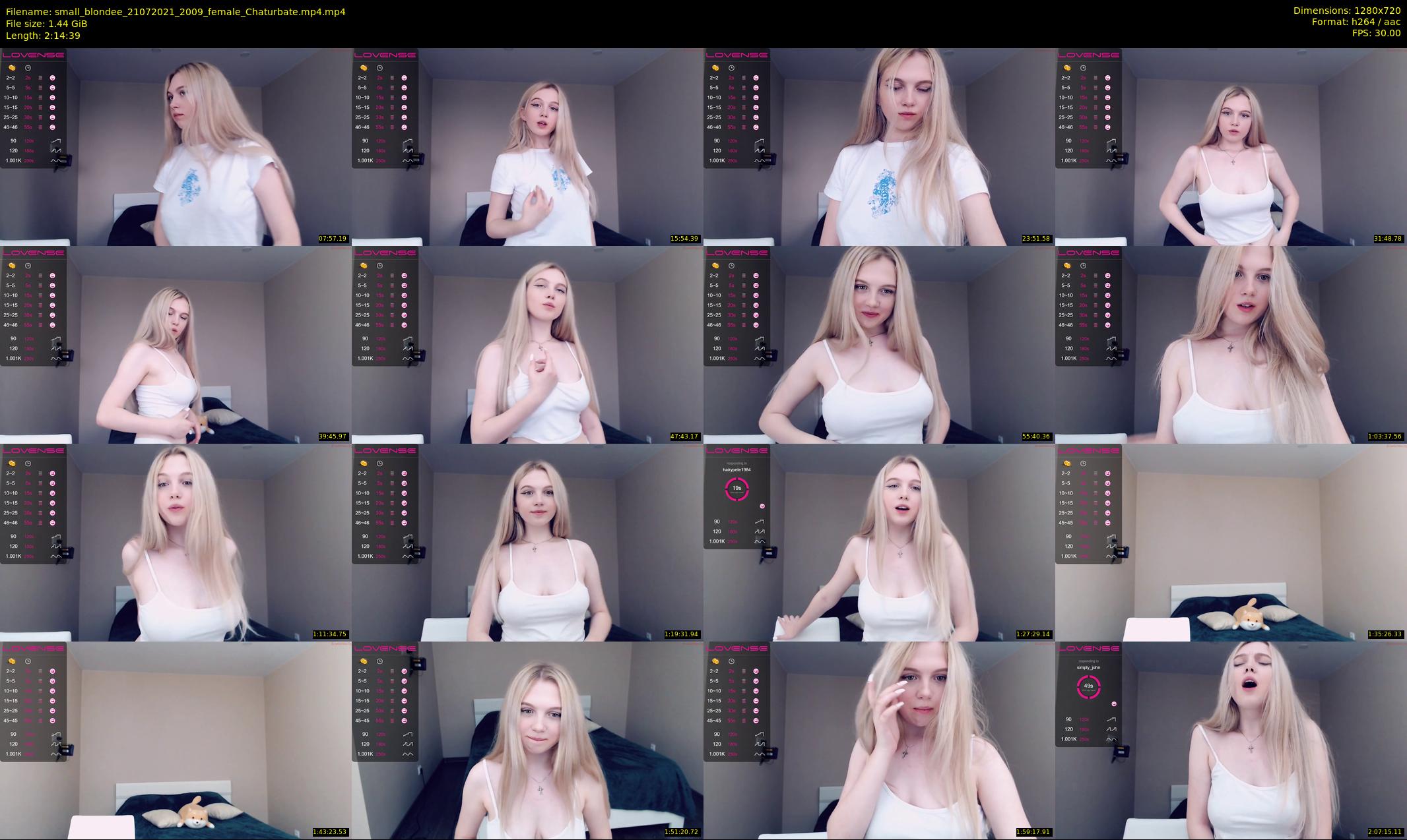 small_blondee — 135 minute Chaturbate female cam show recording, 720p, Jul 21, 2021