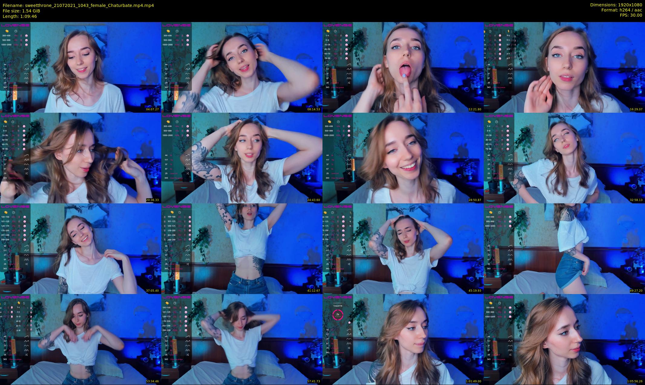 sweetthrone — 70 minute Chaturbate couple cam show recording, 1080p, Jul 21, 2021