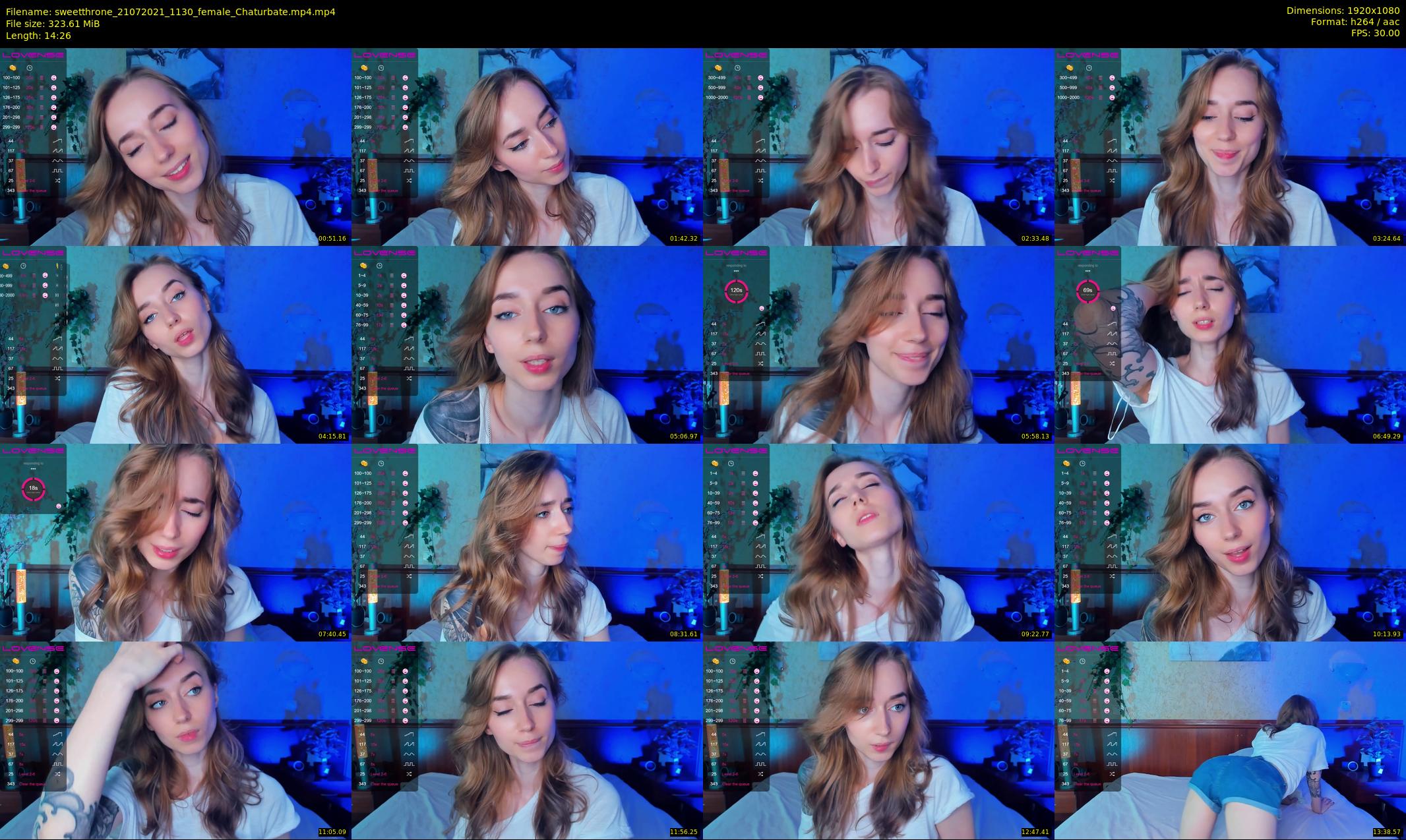 sweetthrone — 15 minute Chaturbate couple cam show recording, 1080p, Jul 21, 2021