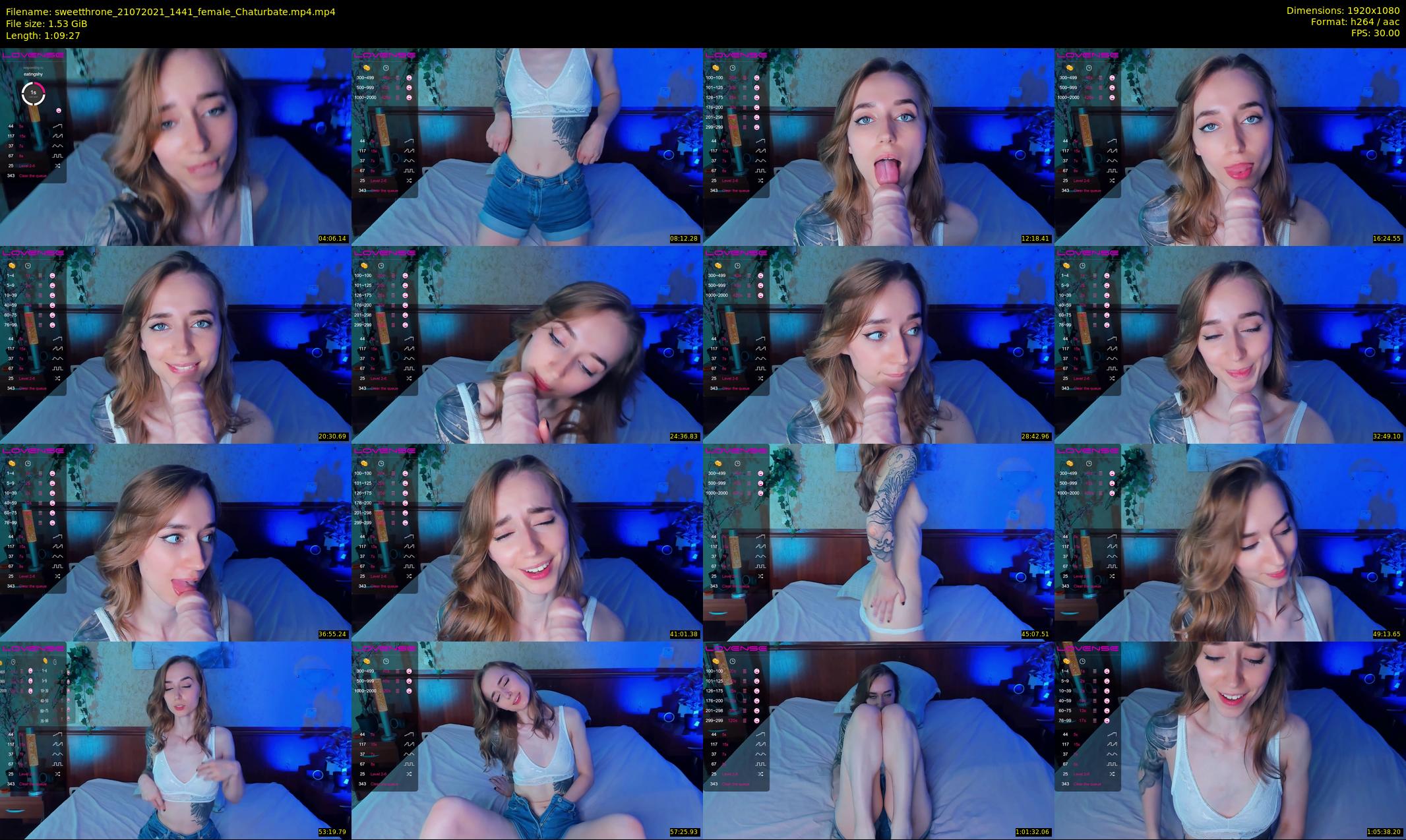 sweetthrone — 70 minute Chaturbate couple cam show recording, 1080p, Jul 21, 2021
