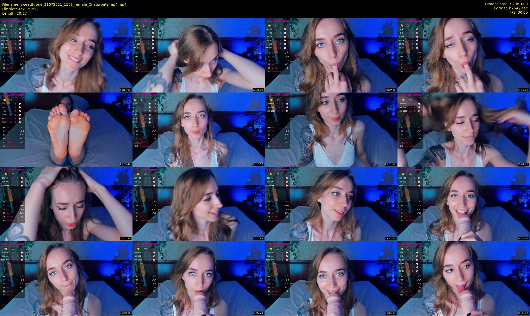 sweetthrone — 21 minute Chaturbate couple cam show recording, 1080p, Jul 21, 2021