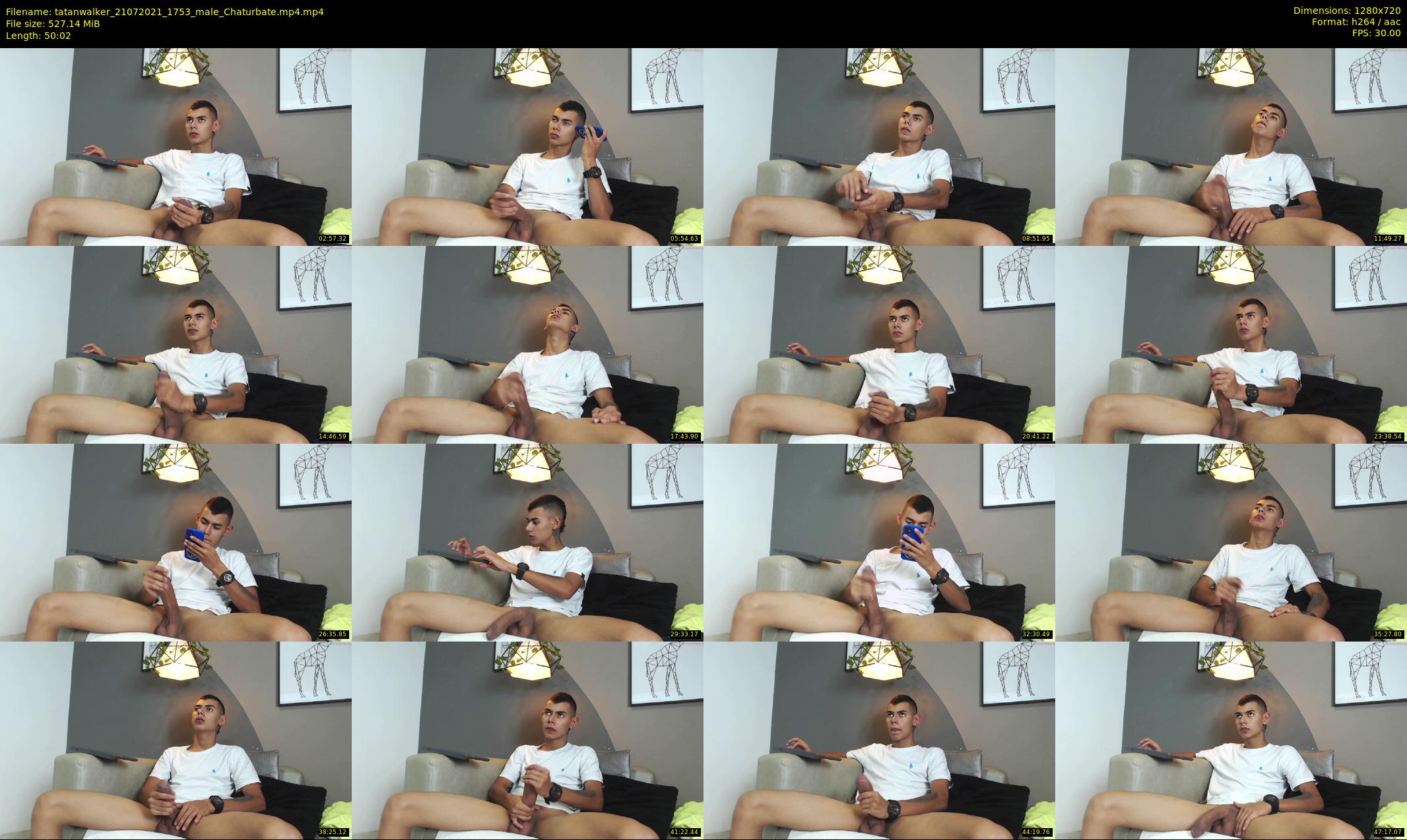 tatanwalker — 51 minute Chaturbate male cam show recording, 720p, Jul 21, 2021