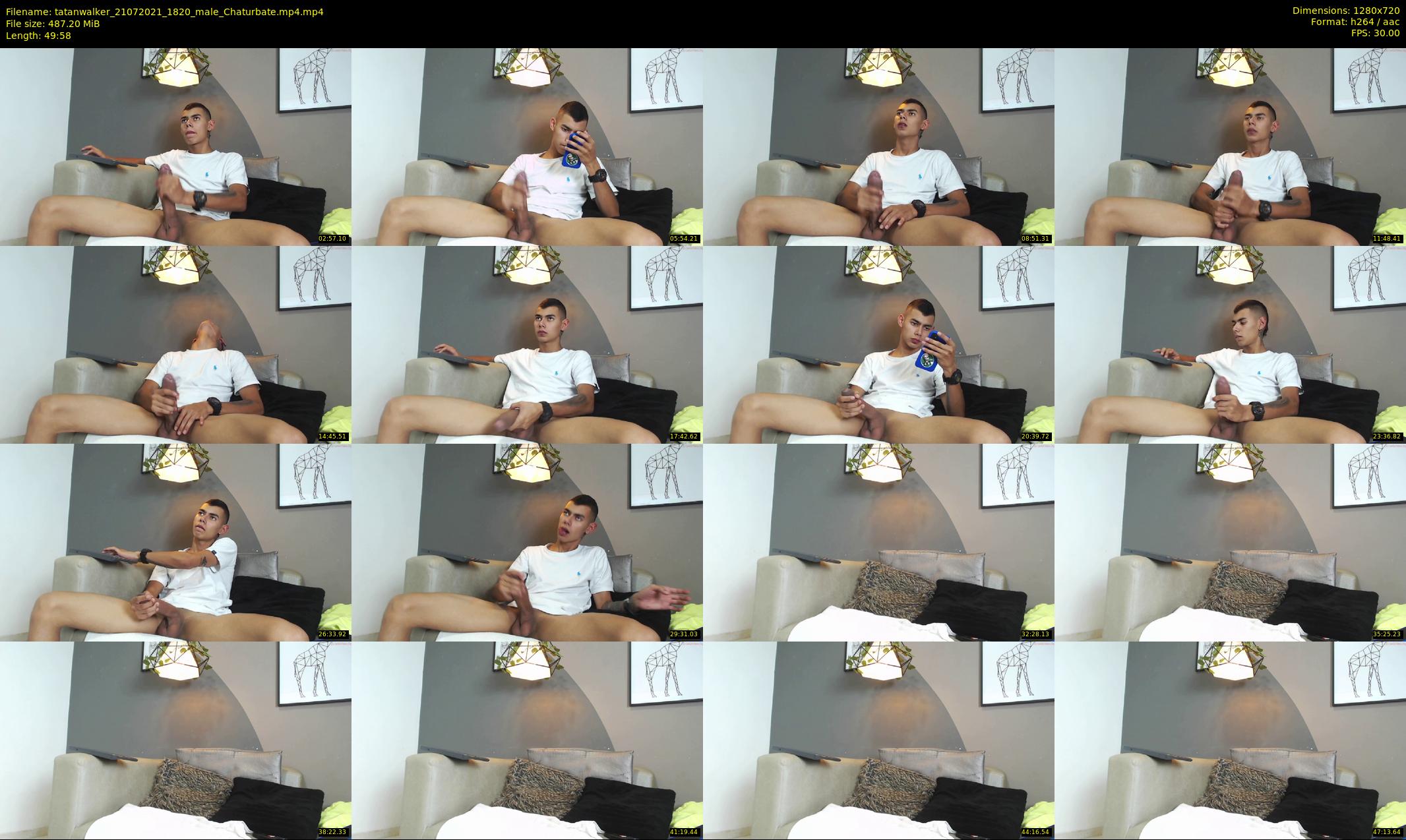 tatanwalker — 50 minute Chaturbate male cam show recording, 720p, Jul 21, 2021