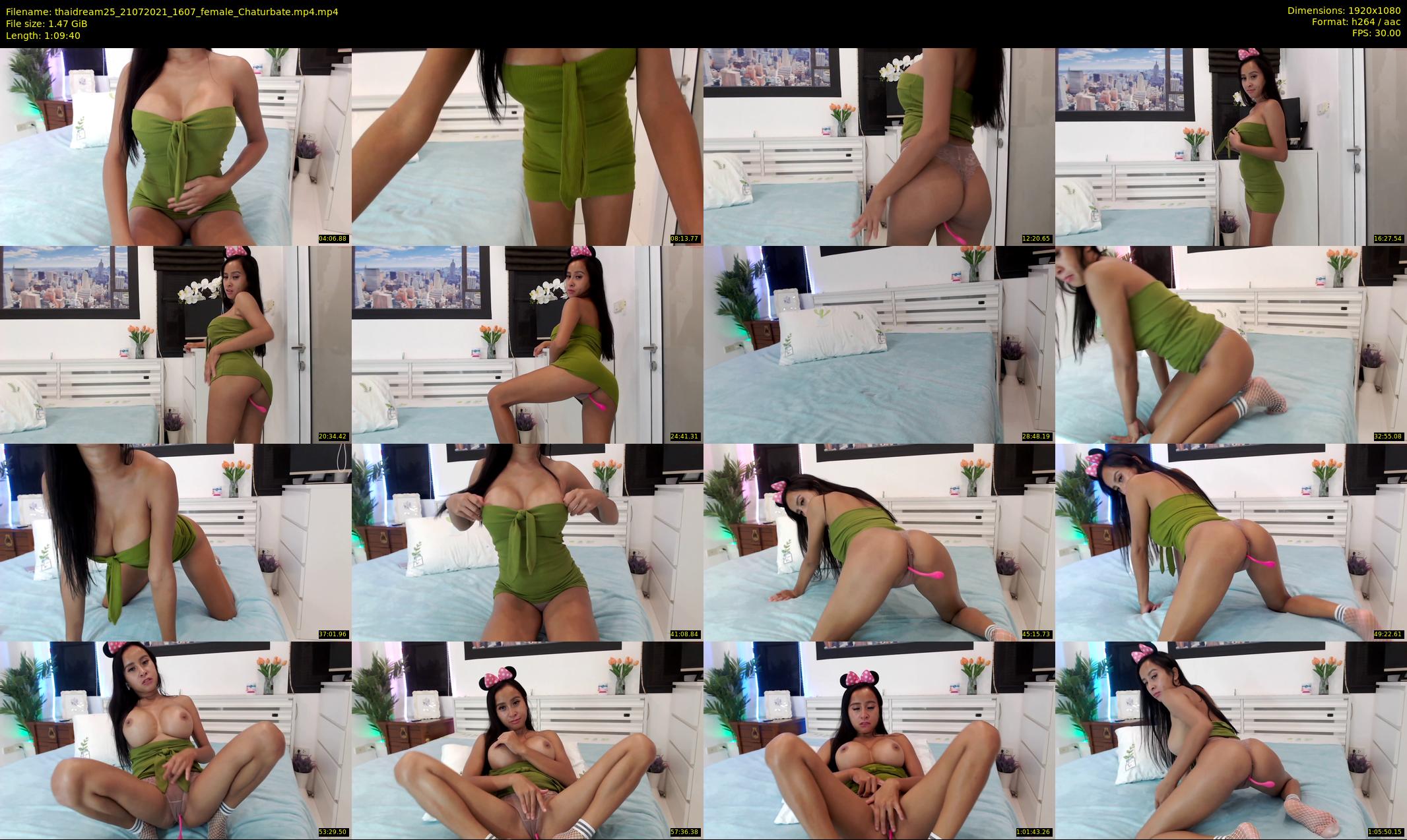 thaidream25 — 70 minute Chaturbate female cam show recording, 1080p, Jul 21, 2021