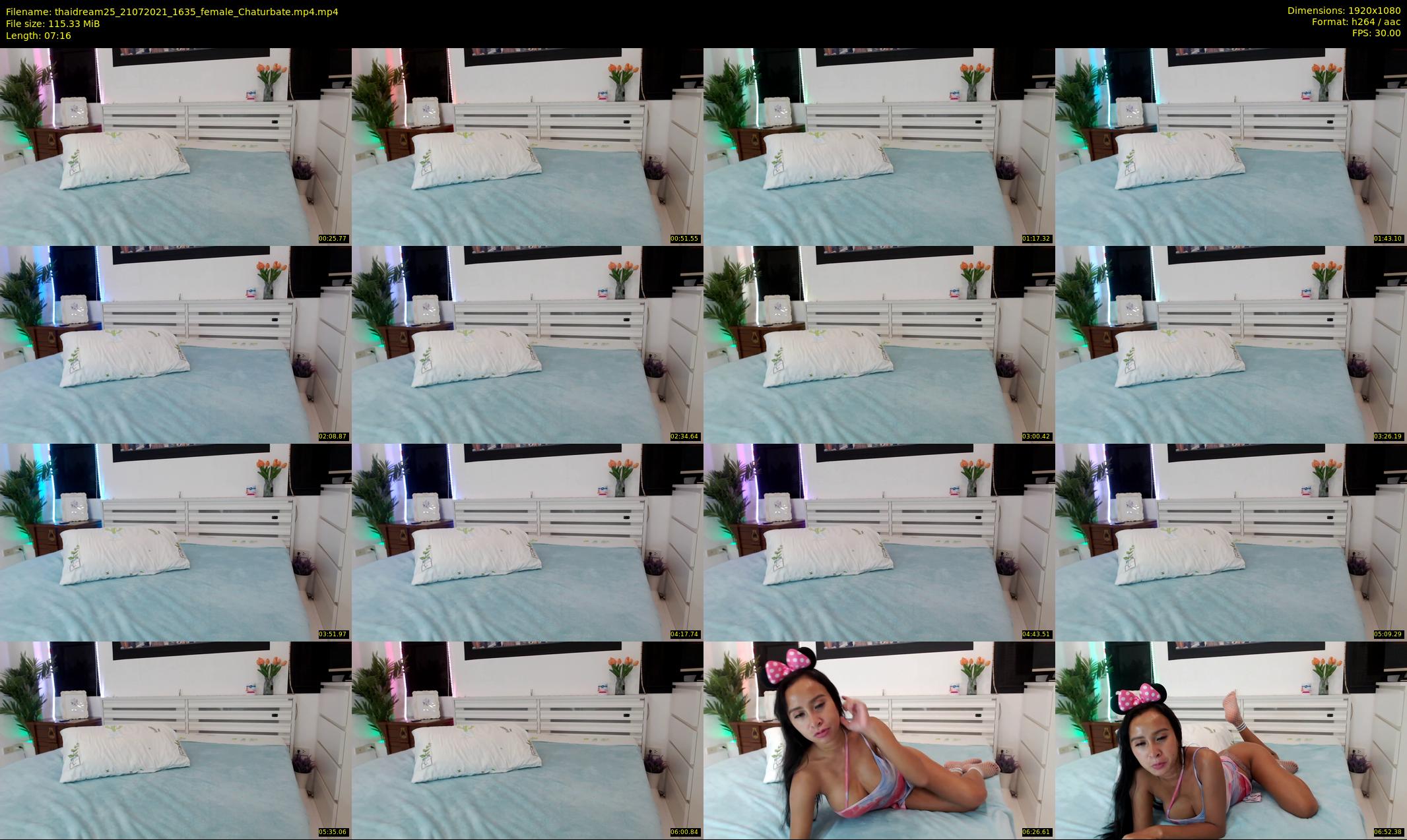 thaidream25 — 8 minute Chaturbate female cam show recording, 1080p, Jul 21, 2021