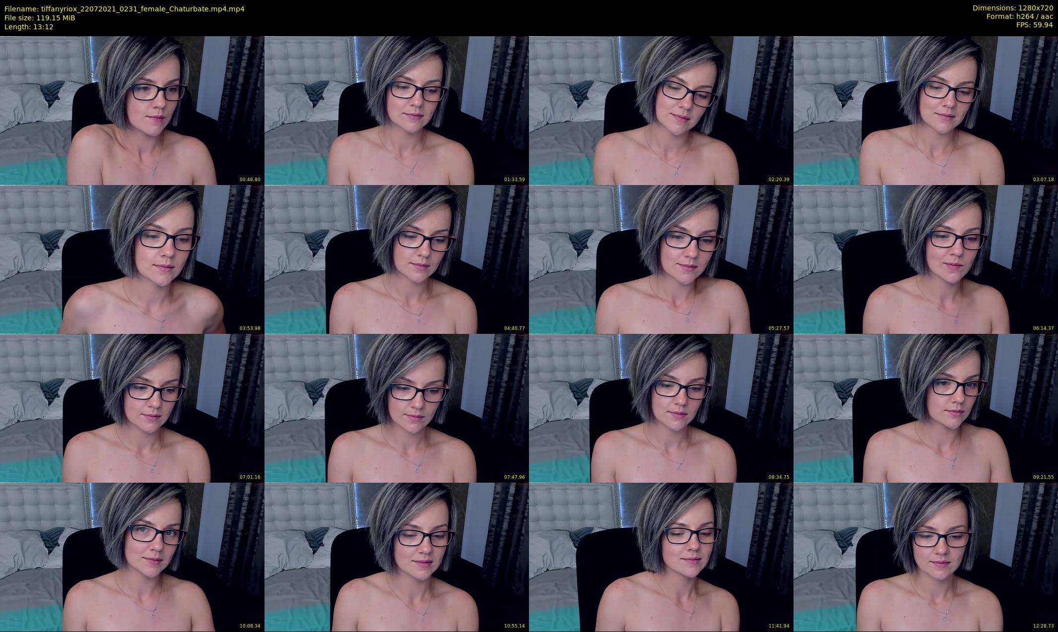 tiffanyriox — 14 minute Chaturbate female cam show recording, 720p, Jul 22, 2021