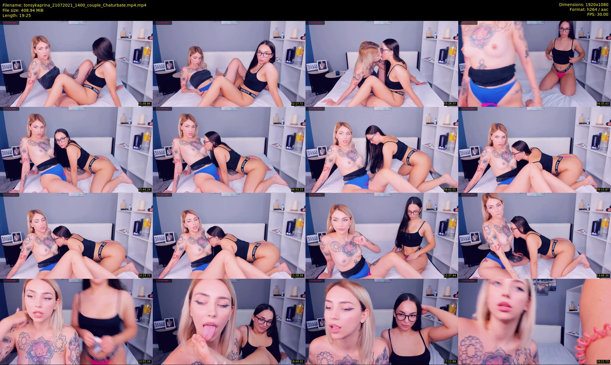 tonsykaprina — 20 minute Chaturbate couple cam show recording, 1080p, Jul 21, 2021