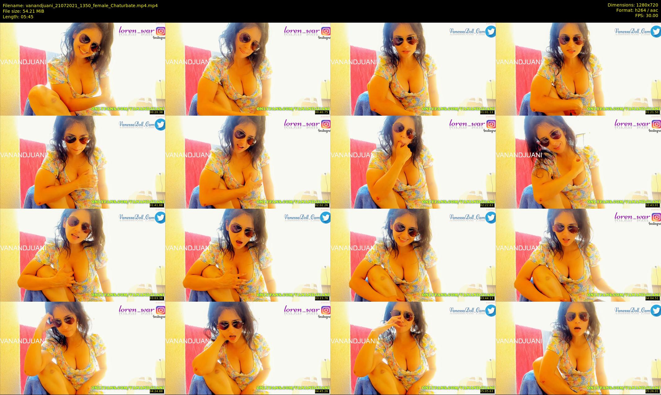 vanandjuani — 6 minute Chaturbate female cam show recording, 720p, Jul 21, 2021