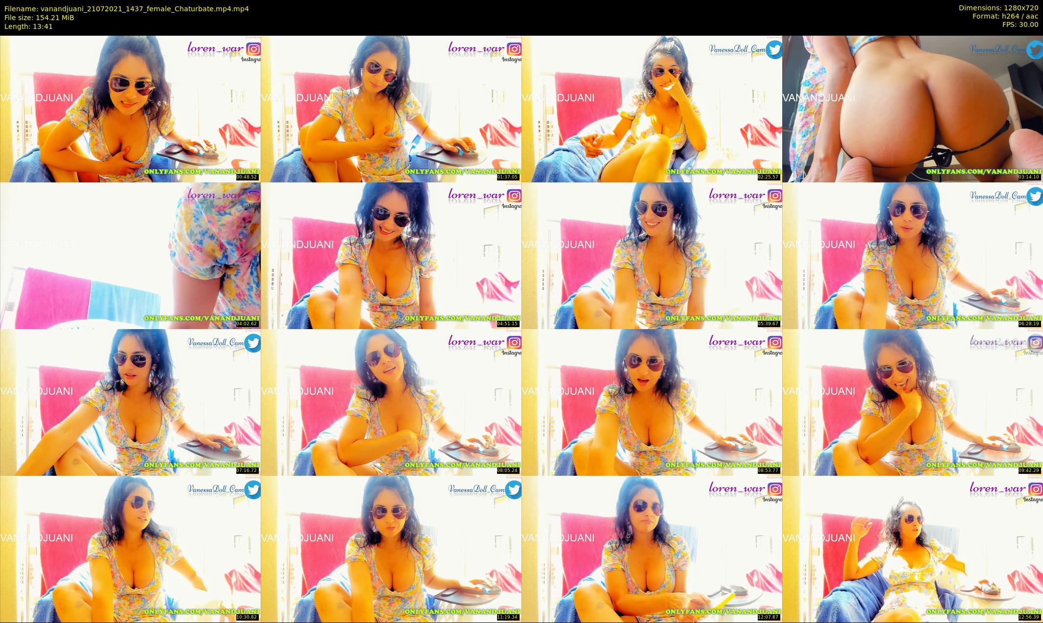 vanandjuani — 14 minute Chaturbate female cam show recording, 720p, Jul 21, 2021
