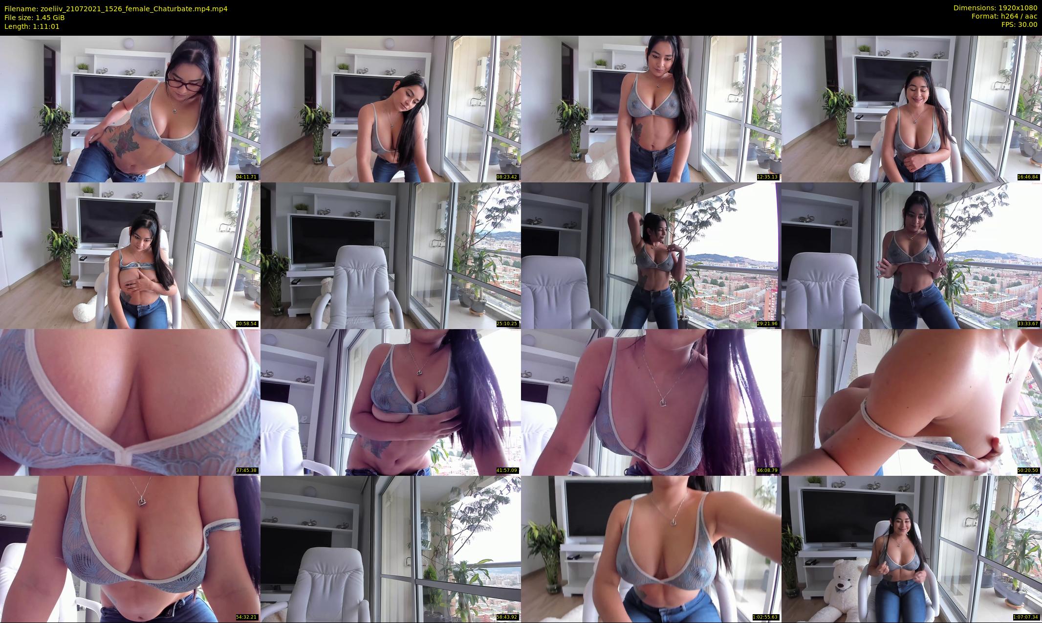 zoeliiv — 72 minute Chaturbate female cam show recording, 1080p, Jul 21, 2021