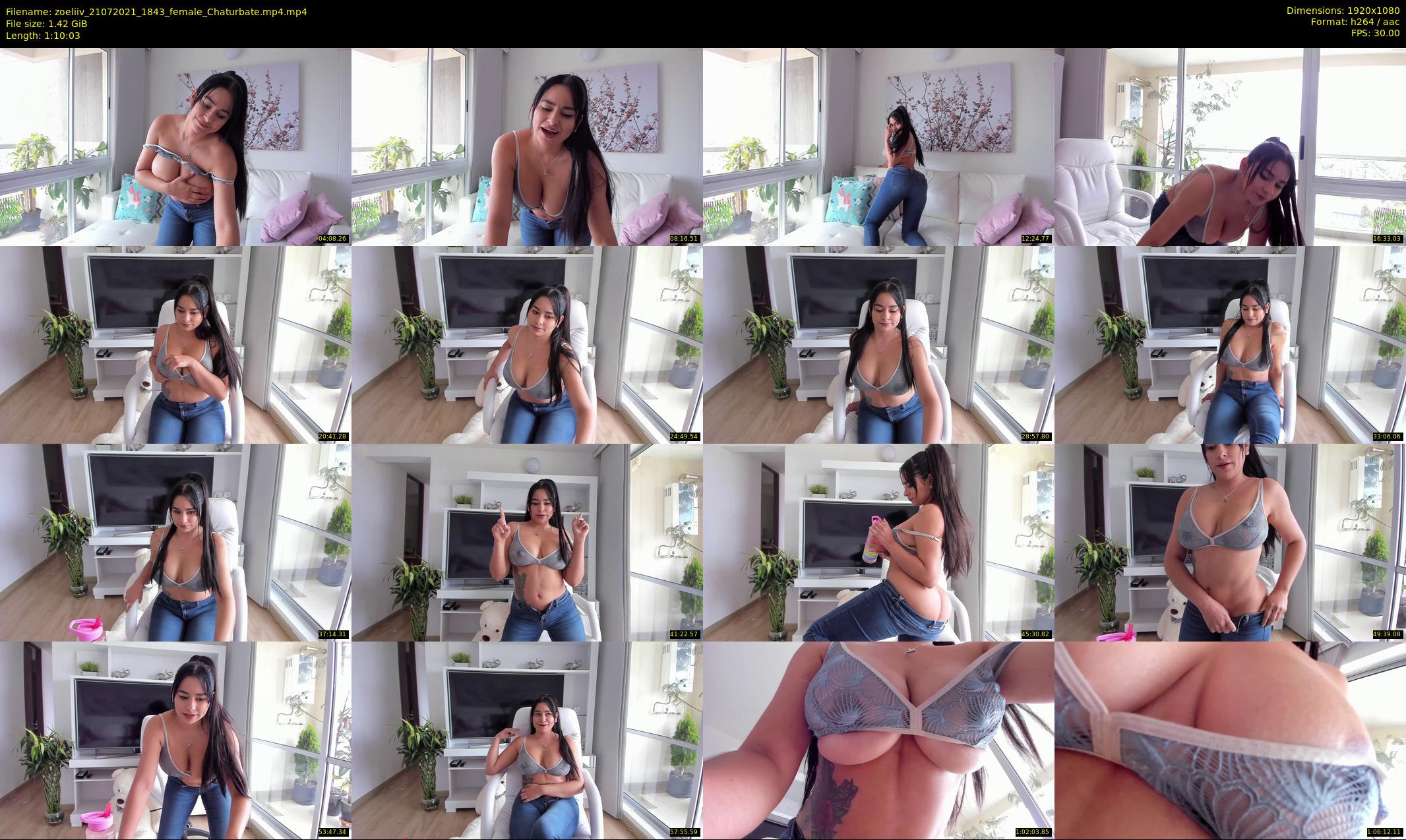 zoeliiv — 71 minute Chaturbate female cam show recording, 1080p, Jul 21, 2021